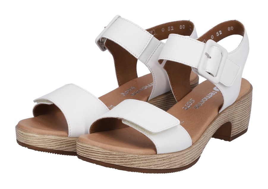 Remonte Sandalette »ELLE-Collection«, Blockabsatz, Sommerschuh, Sandale mit Klettverschlüssen