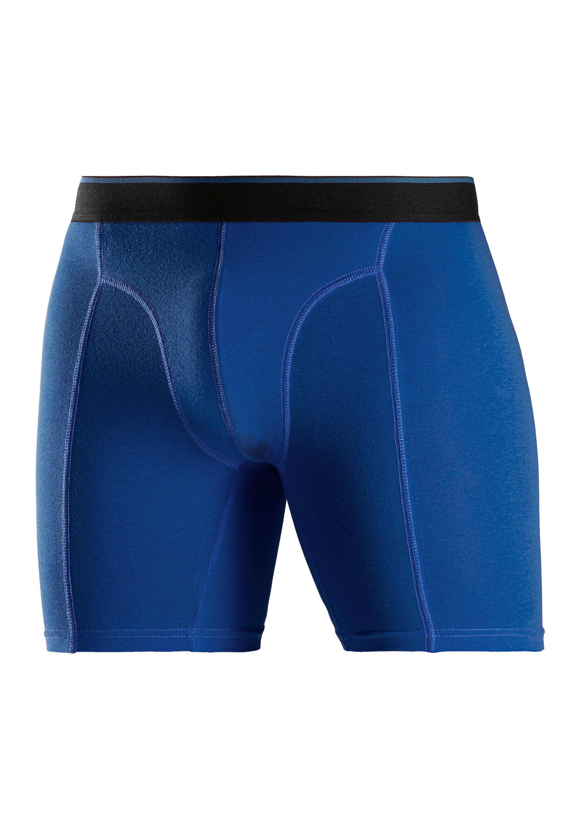AUTHENTIC LE JOGGER Langer Boxer, (Packung, 5 St.), mit zweifarbigem Webbund und längerem Bein