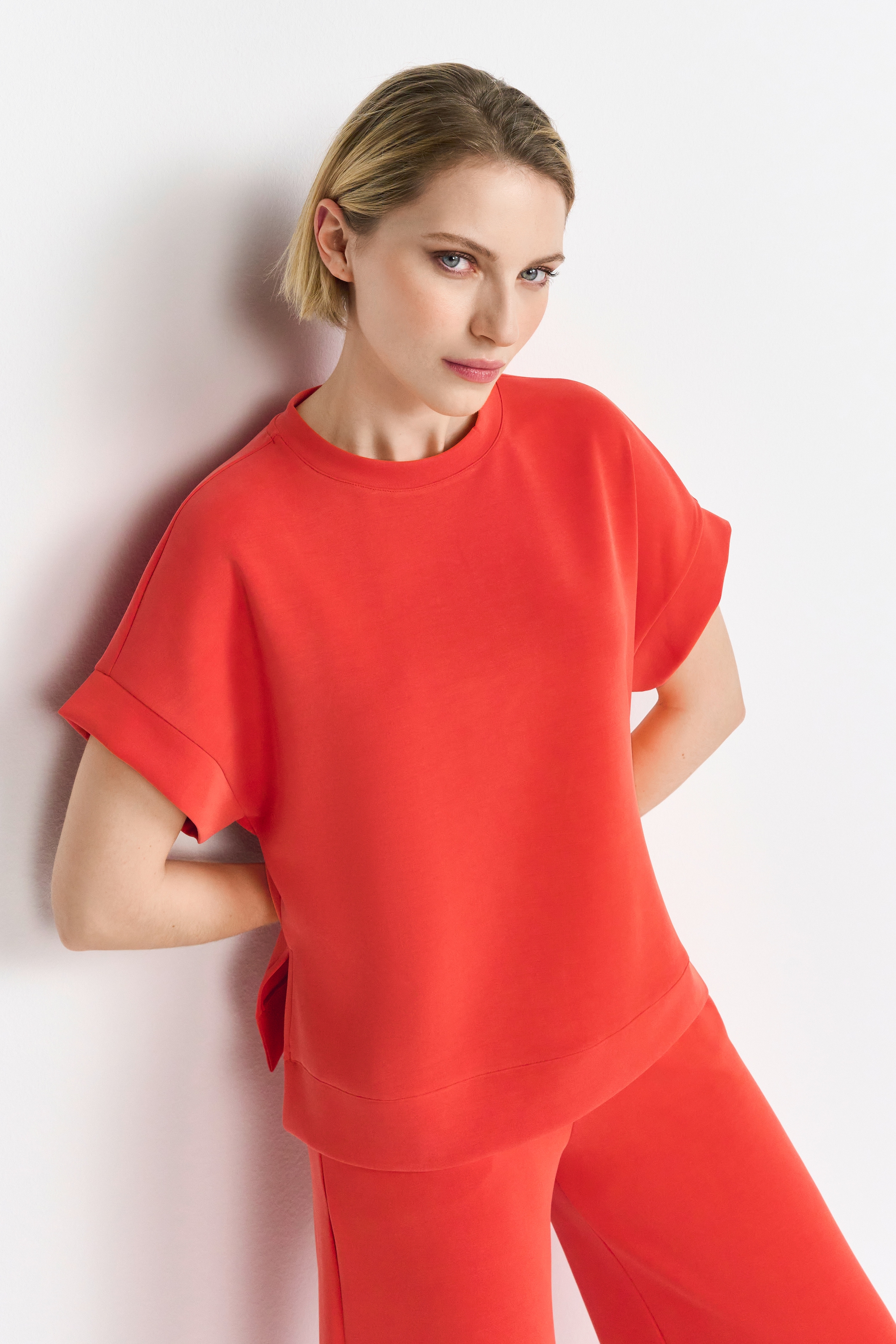 RICHROYAL Sweatshirt, aus weicher, fester, gepeachter Qualität