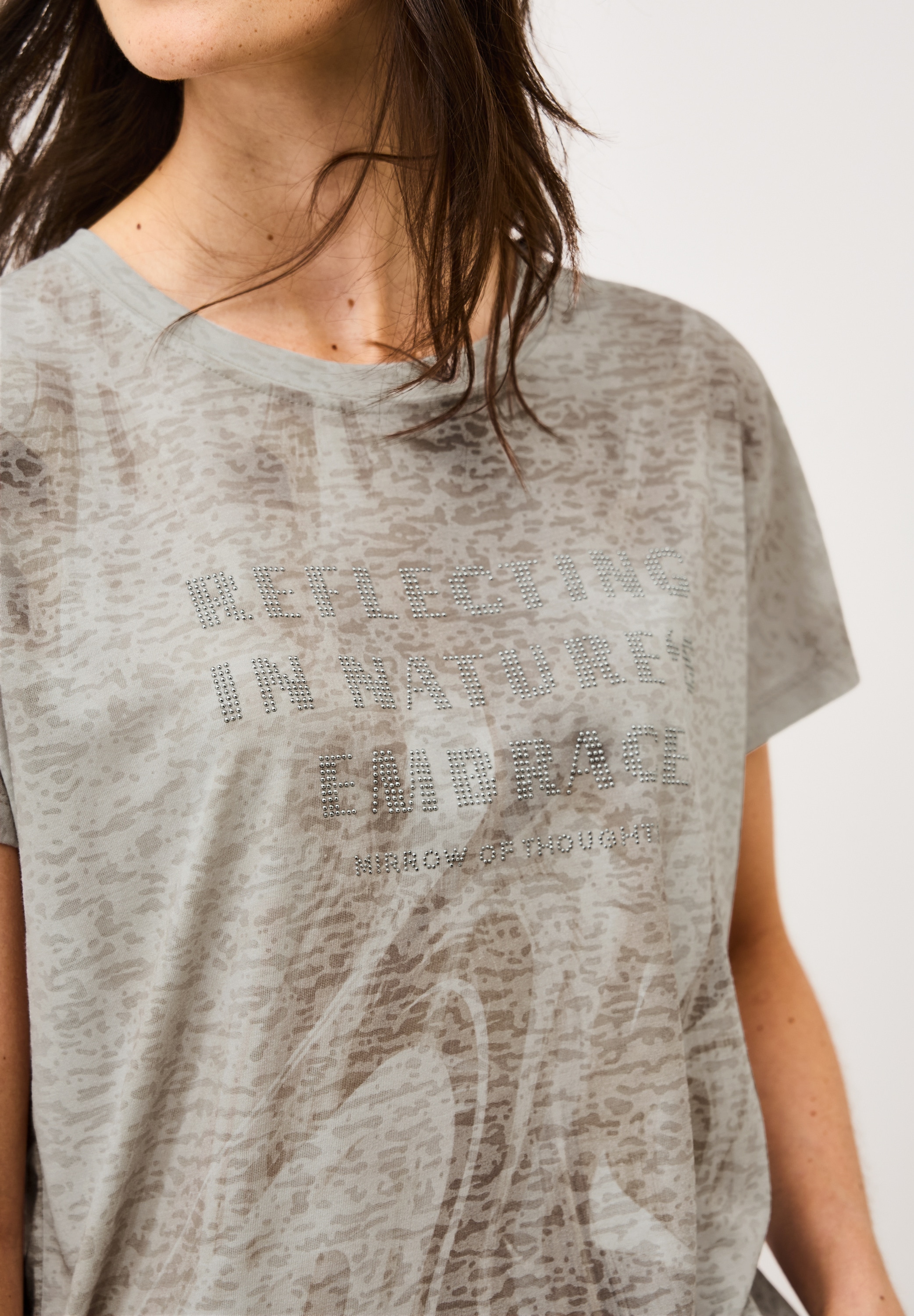 Cecil T-Shirt, mit Wording