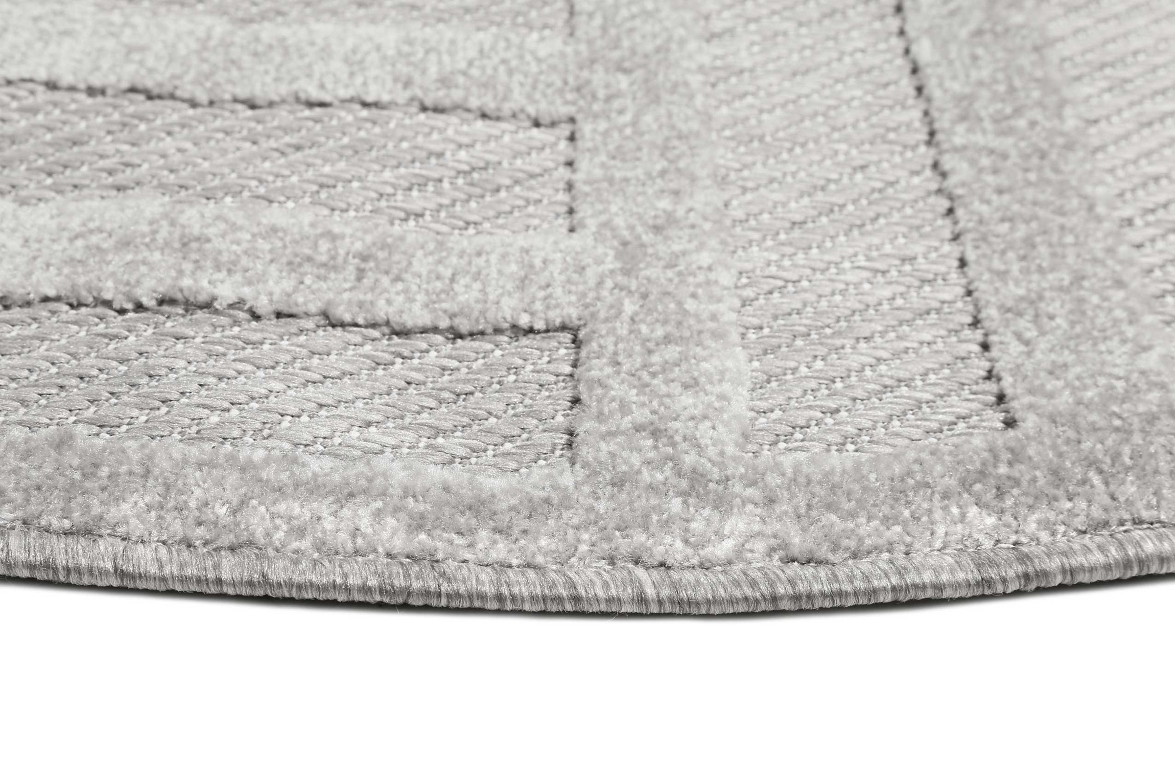 Esprit Outdoorteppich »Spirit,  ESP-54229«, rund, 6 mm Höhe, mit Hoch-Tief-Effekt, grafisch, modern, robust, Terrasse, Küche