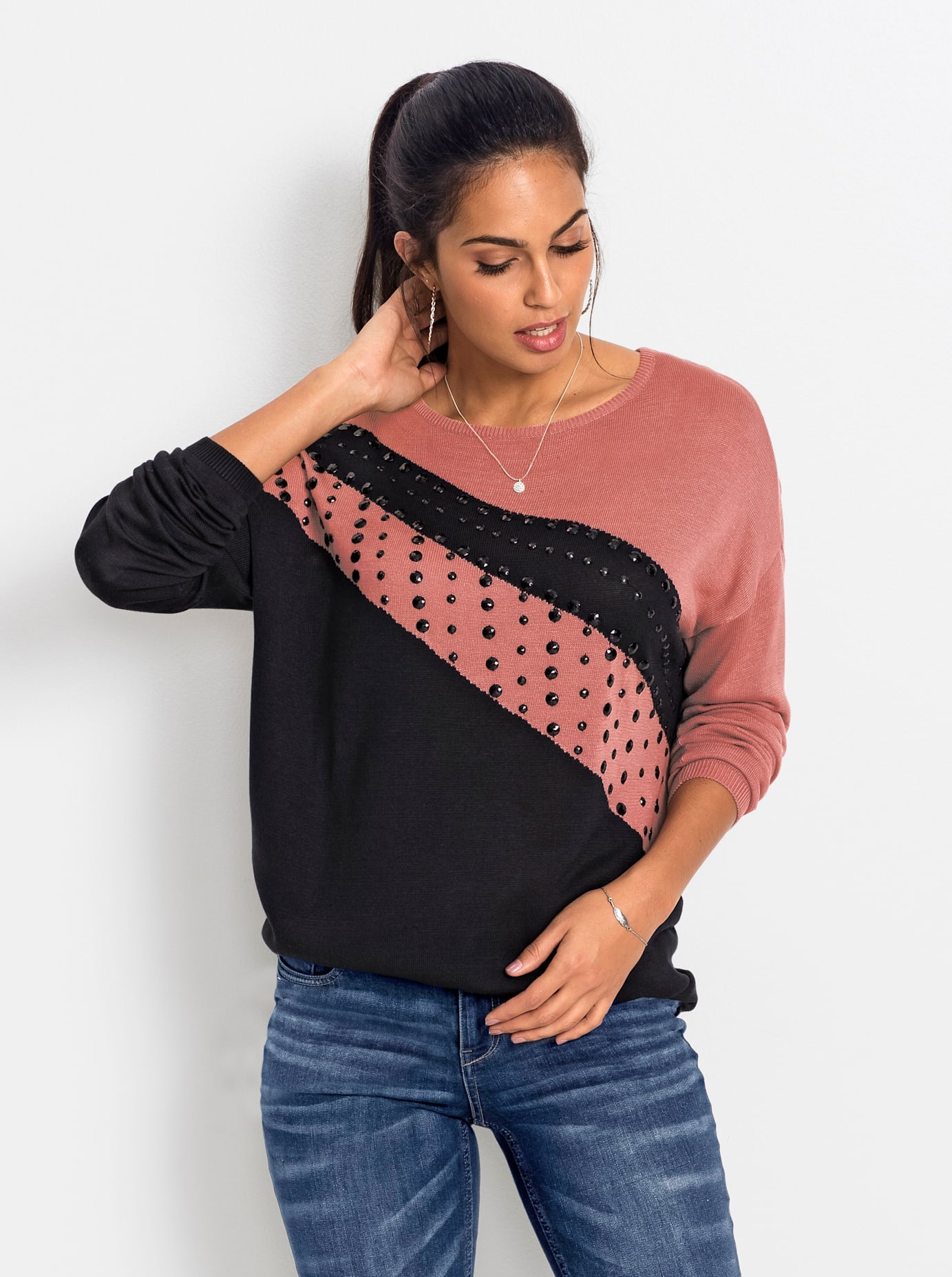 Inspirationen Rundhalspullover »Pullover«