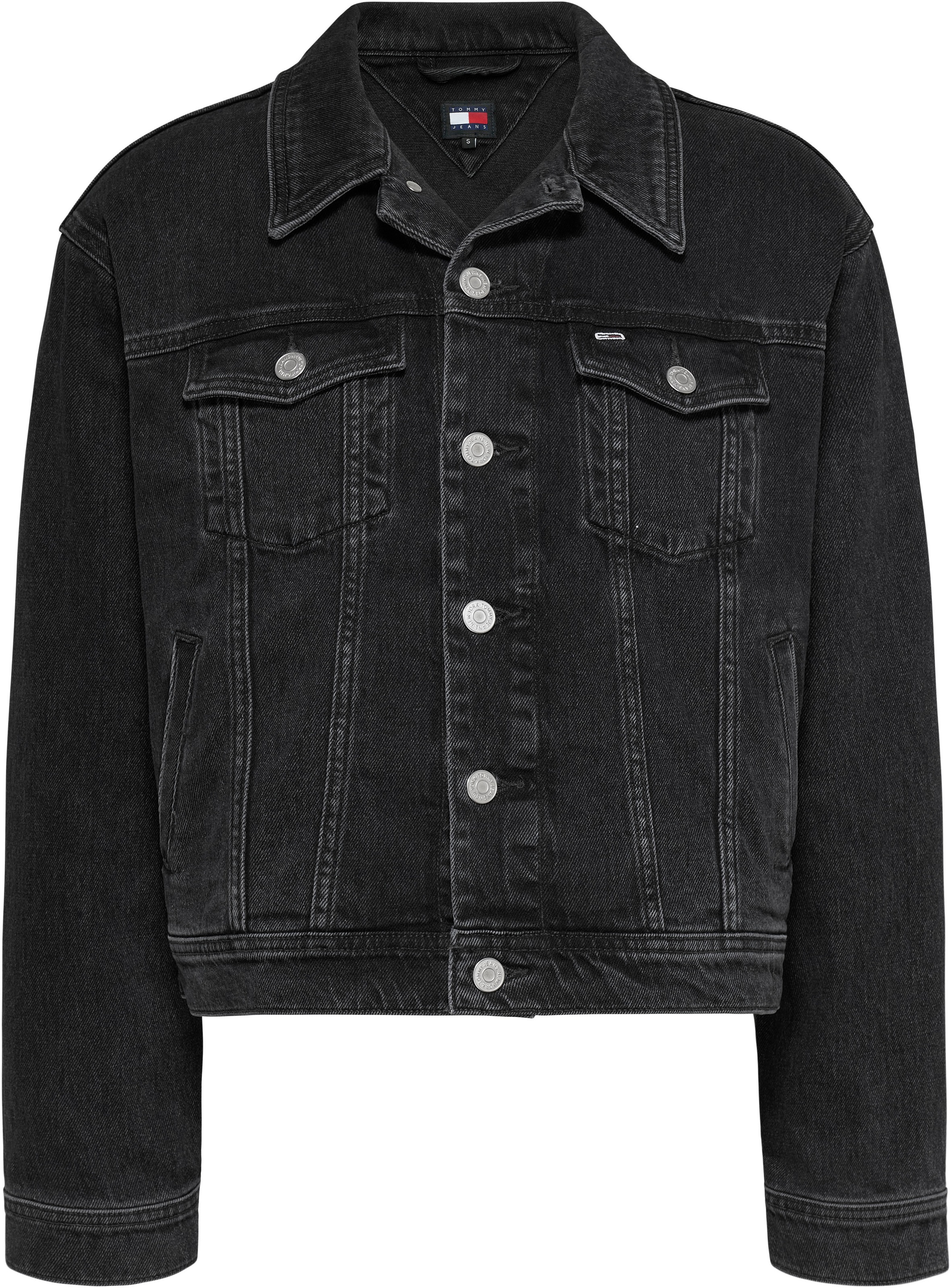 Tommy Jeans Jeansjacke »MOM CLS JACKET CG4181«, mit Logpatch