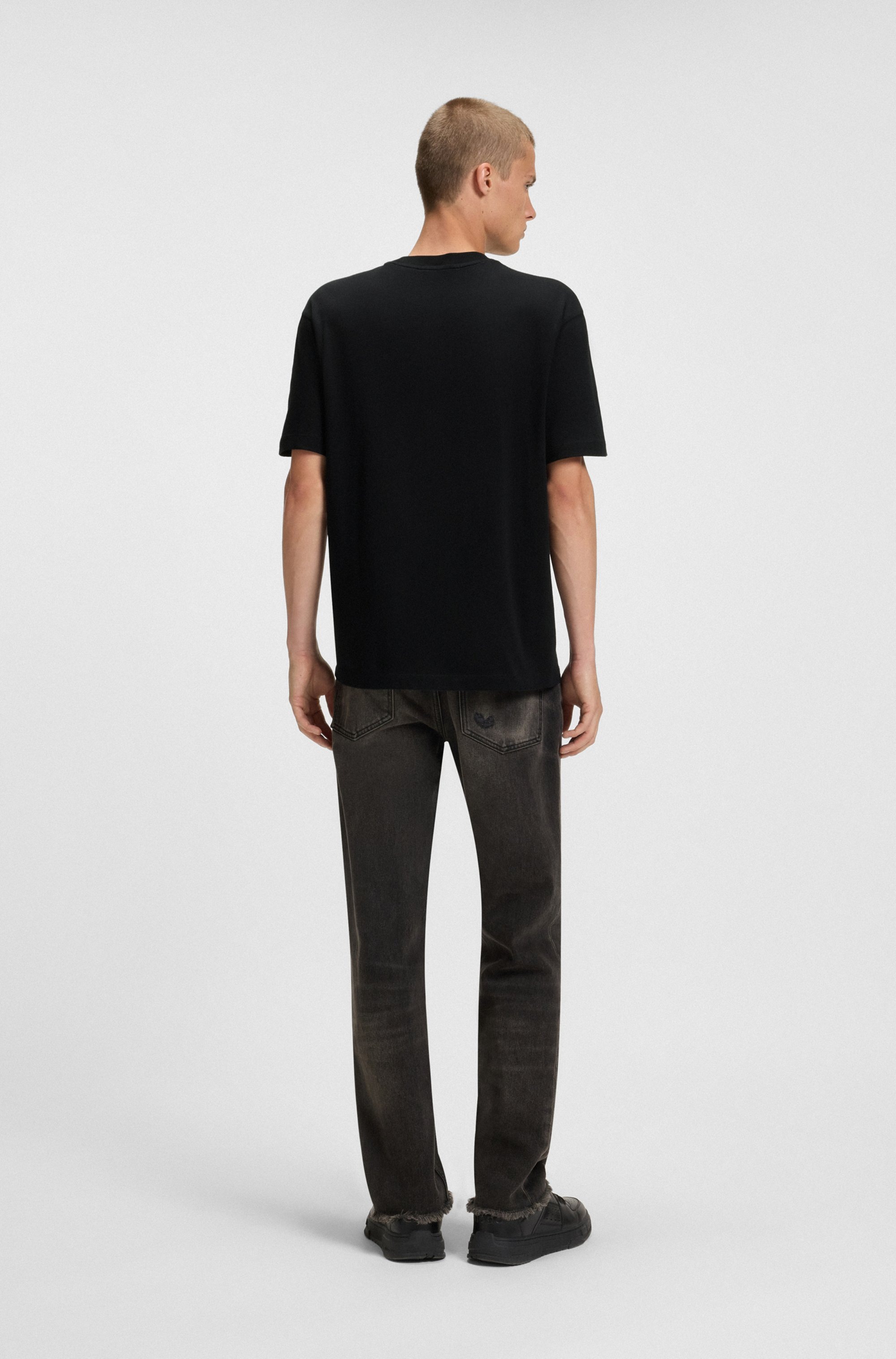 HUGO Blue T-Shirt »Nopix«, mit Fotodruck
