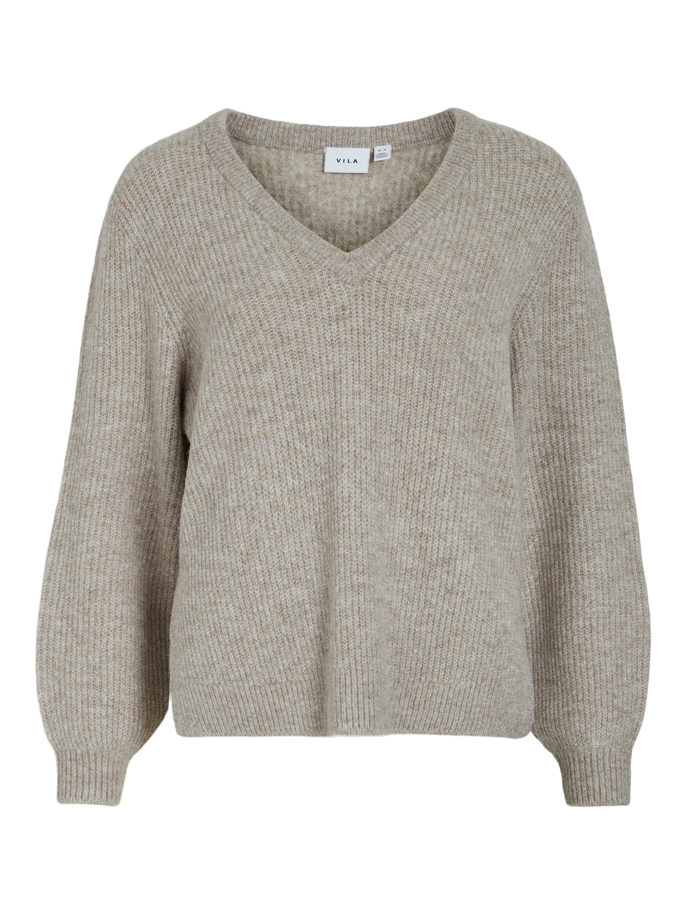 Vila V-Ausschnitt-Pullover »VIBELUNA V-NECK REV L/S KNIT TOP - NOOS«