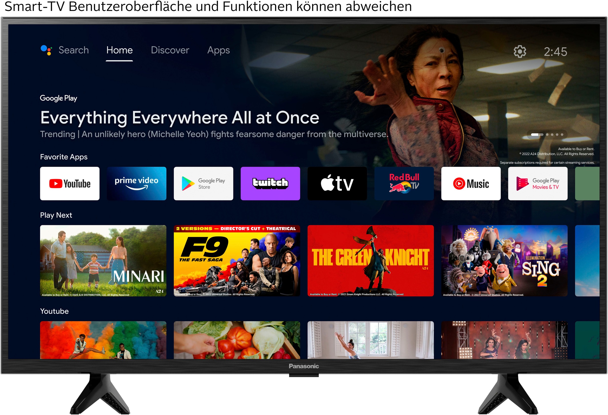 Panasonic LED-Fernseher »TX-32MSW504«, HD ready, Android TV-Smart-TV