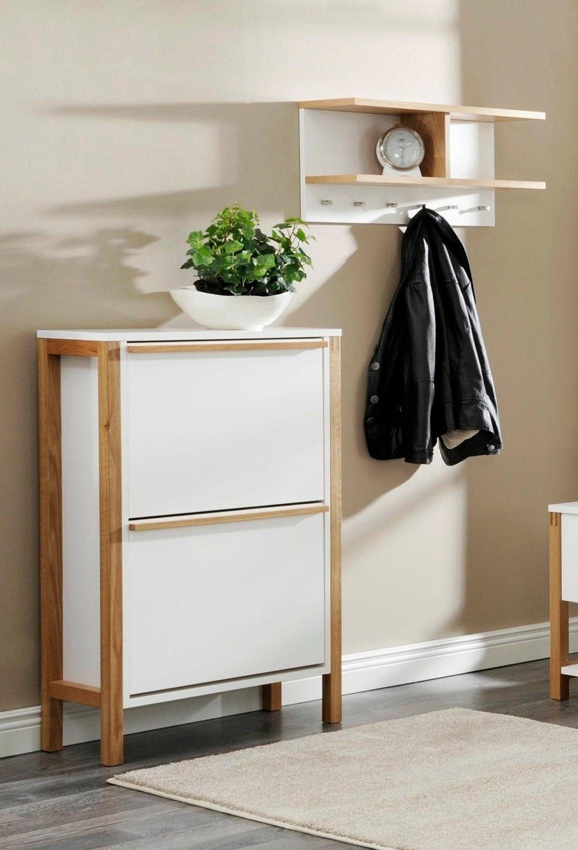 Woodman Garderobenpaneel »Northgate«, Holzfurnier aus Eiche, mit 6 Haken, FSC®-zertifiziert