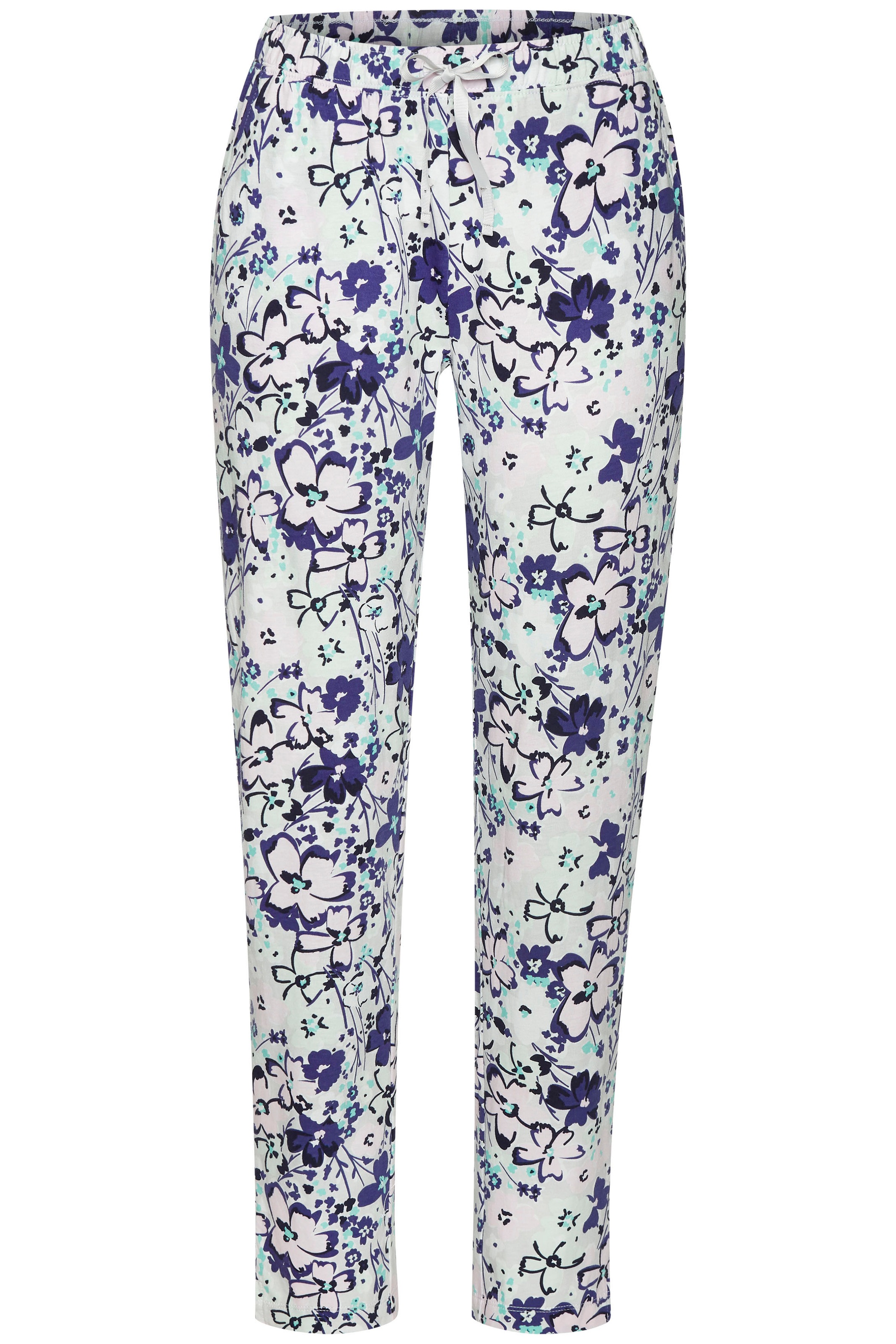 s.Oliver Pyjamahose, mit schönem Allover-Print