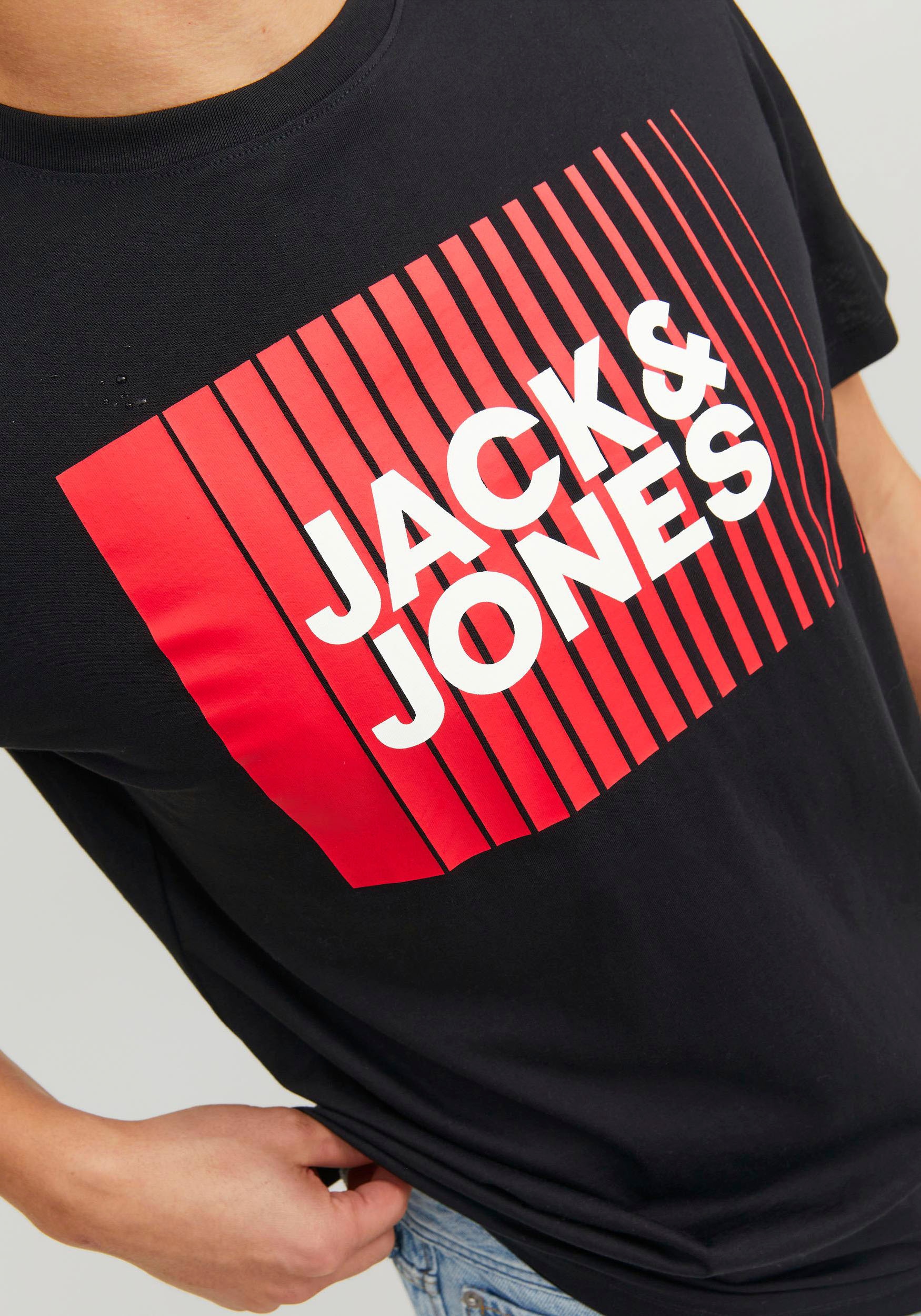 Jack & Jones Rundhalsshirt »JJECORP LOGO TEE PLAY SS O-NECK NOOS«