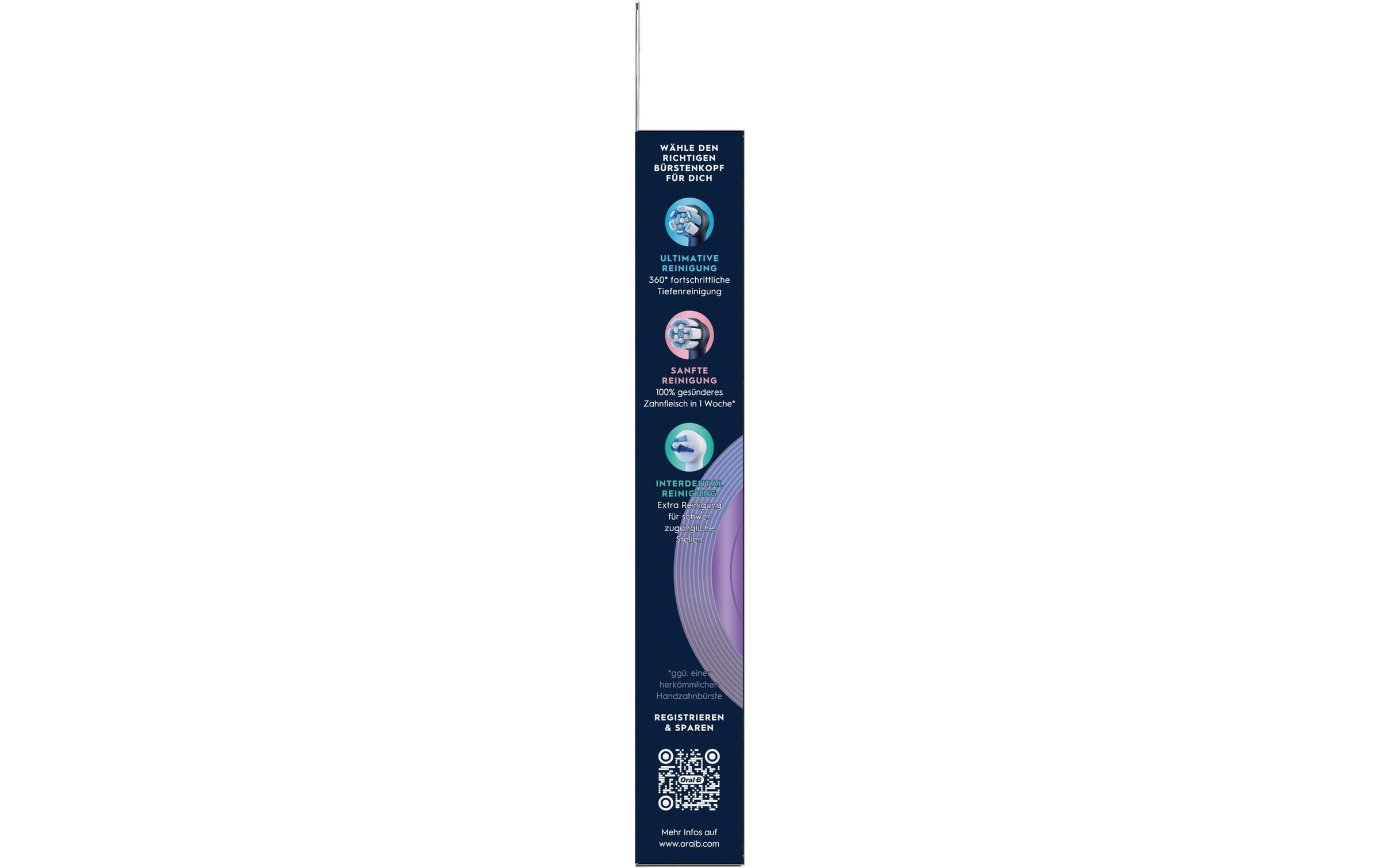 Oral-B Aufsteckbürste »iO Radiant White Black 4 Stück«