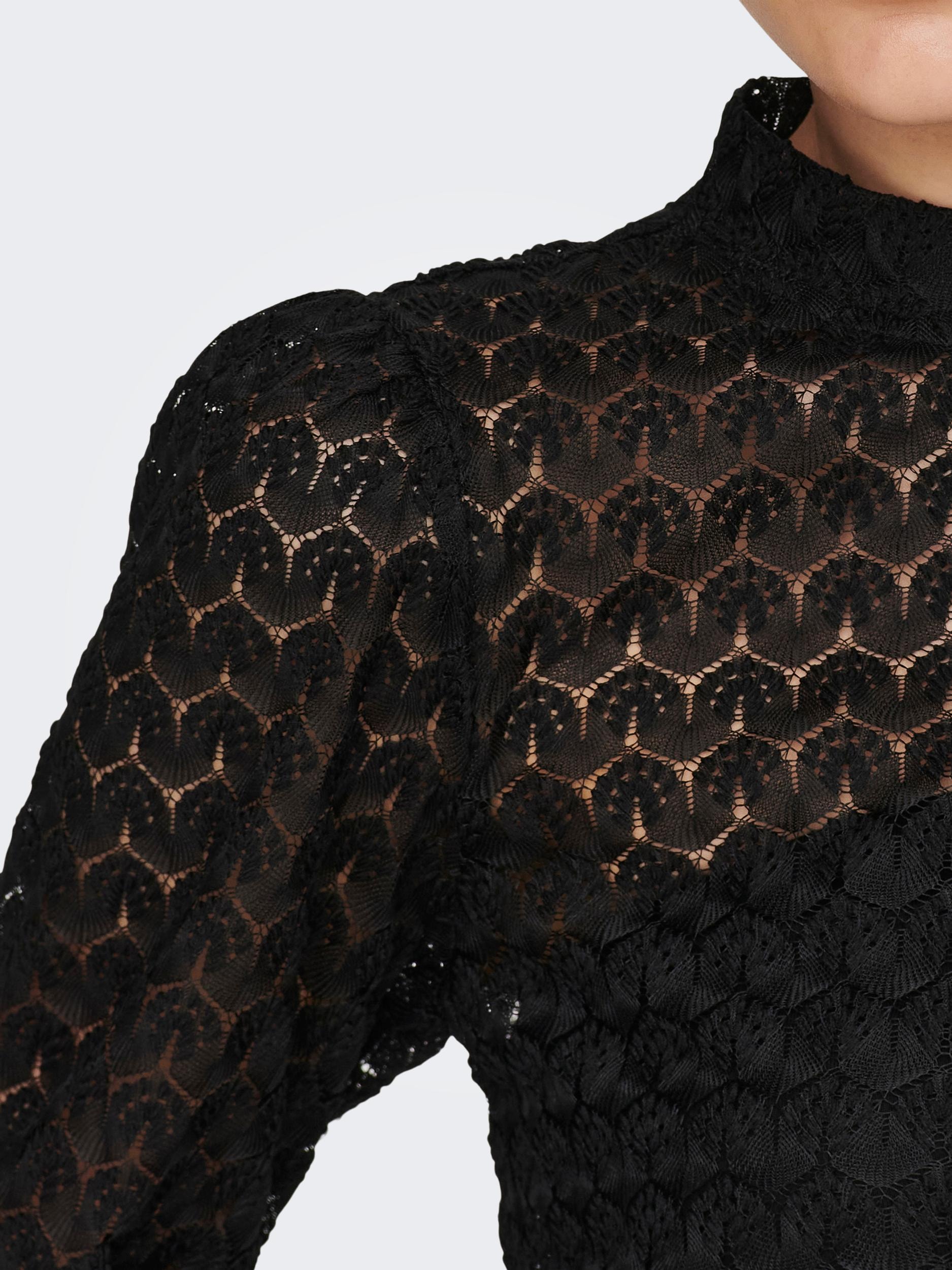 JDY Spitzenshirt »JDYAVERY L/S LACE TOP JRS NOOS«