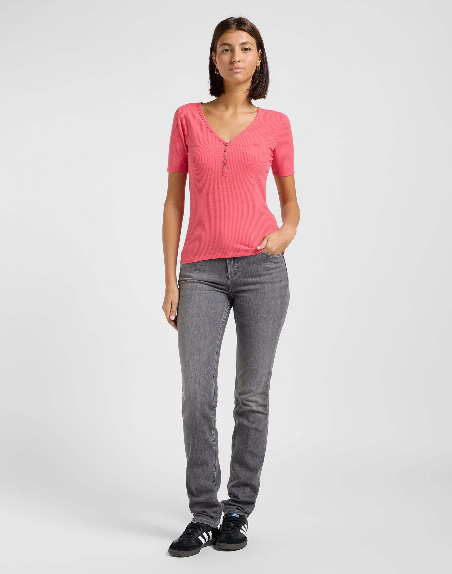 Lee® T-Shirt »LEE T-Shirt Ss Henley«