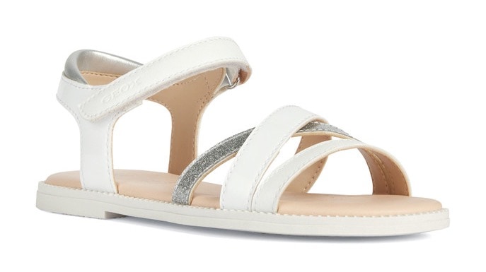 Geox Sandale »J SANDAL KARLY GIRL«, Sommerschuh, Klettschuh, Sandalette, mit Klettverschluss