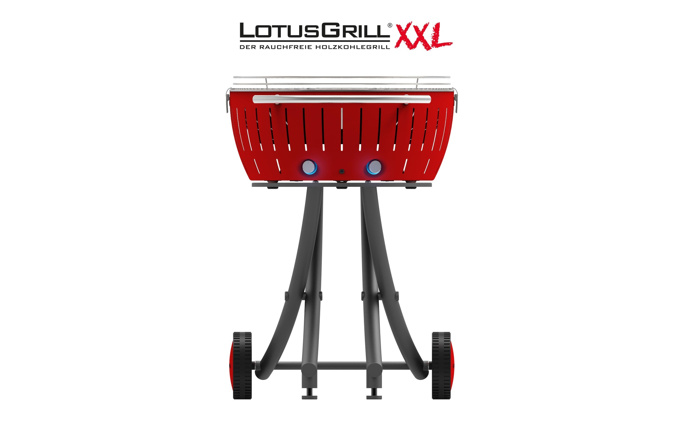 LotusGrill Holzkohlegrill »XXL Rot«