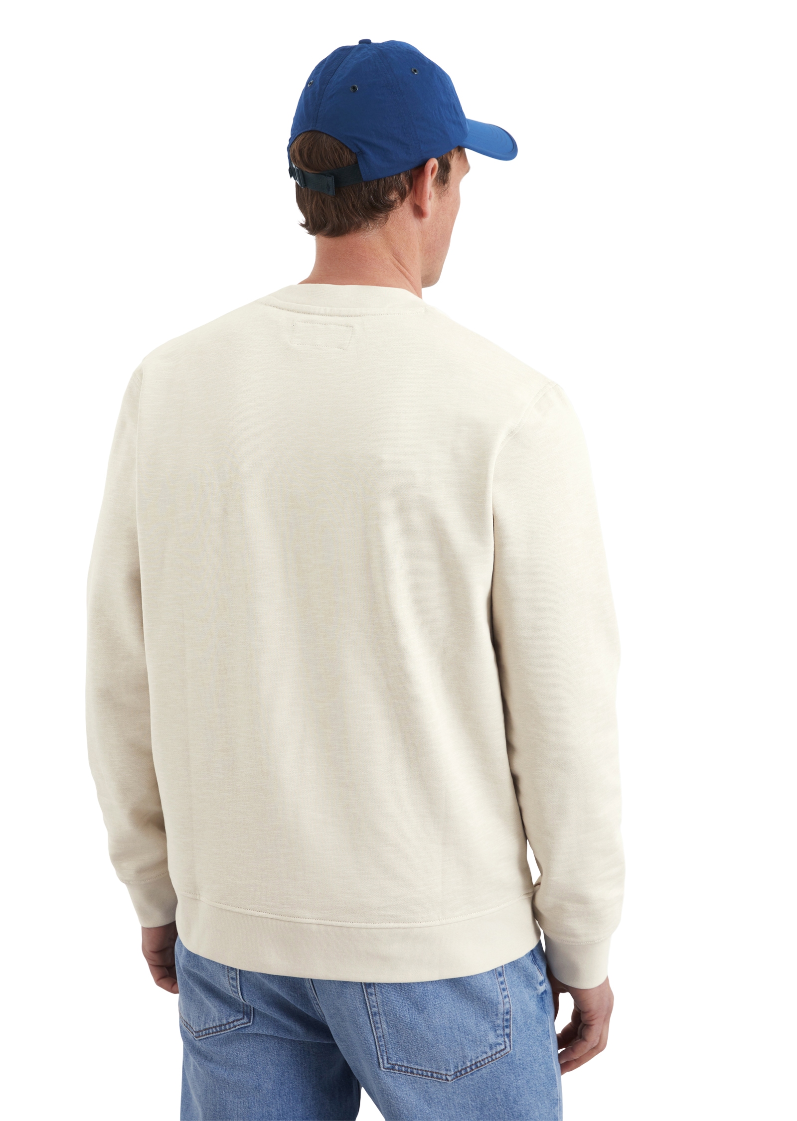 Marc O'Polo Sweatshirt, mit leicht unregelmässiger Slub-Sweat-Struktur