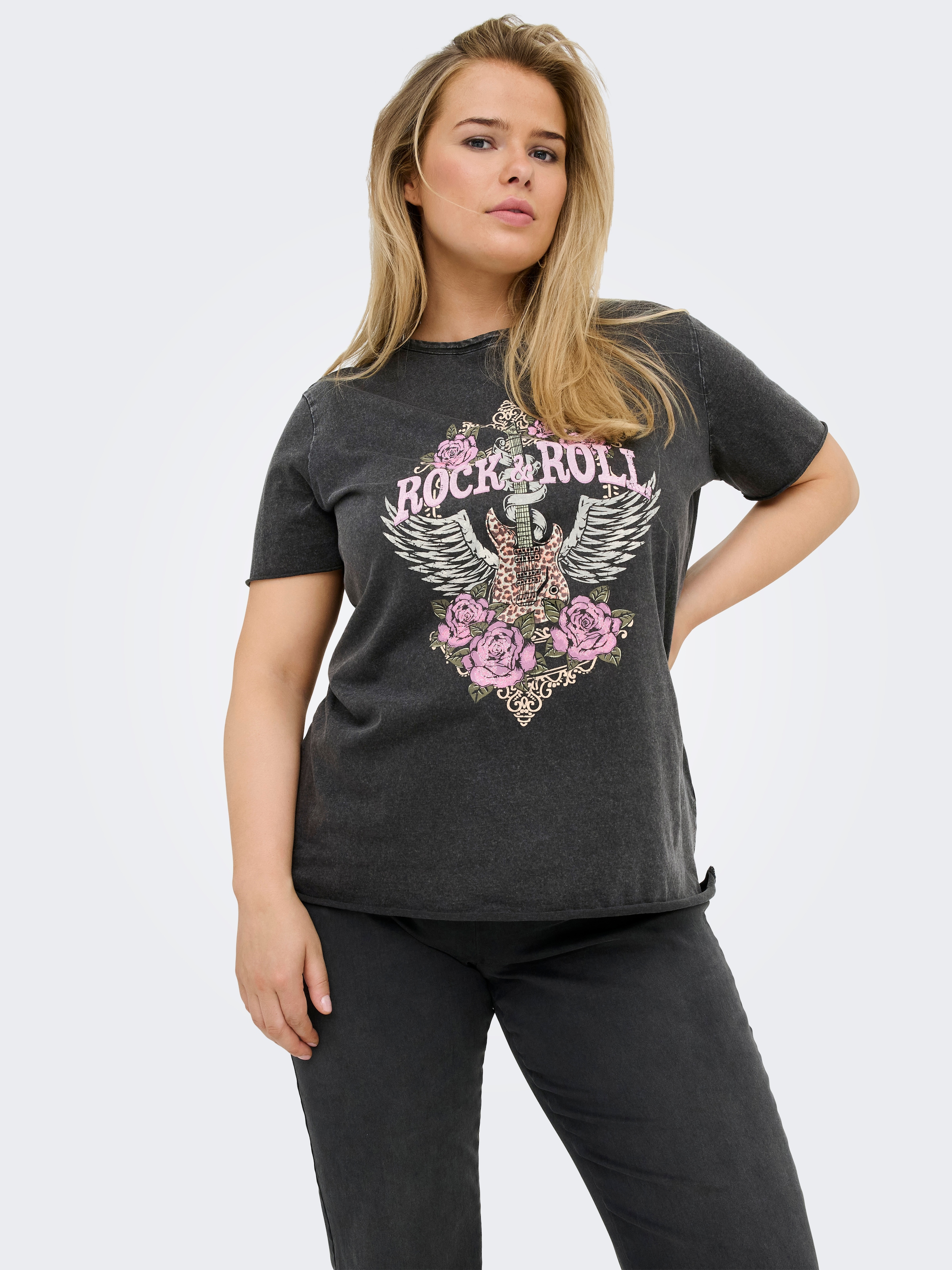 ONLY CARMAKOMA T-Shirt »CARLUCY LIFE REG S/S TOP JRS NOOS«