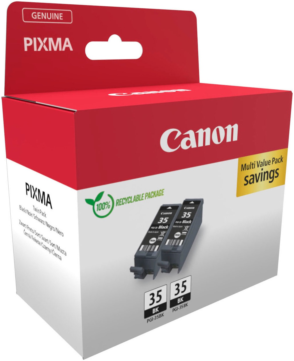 Canon Tintenpatrone »PGI-35BK (Doppelpack)«