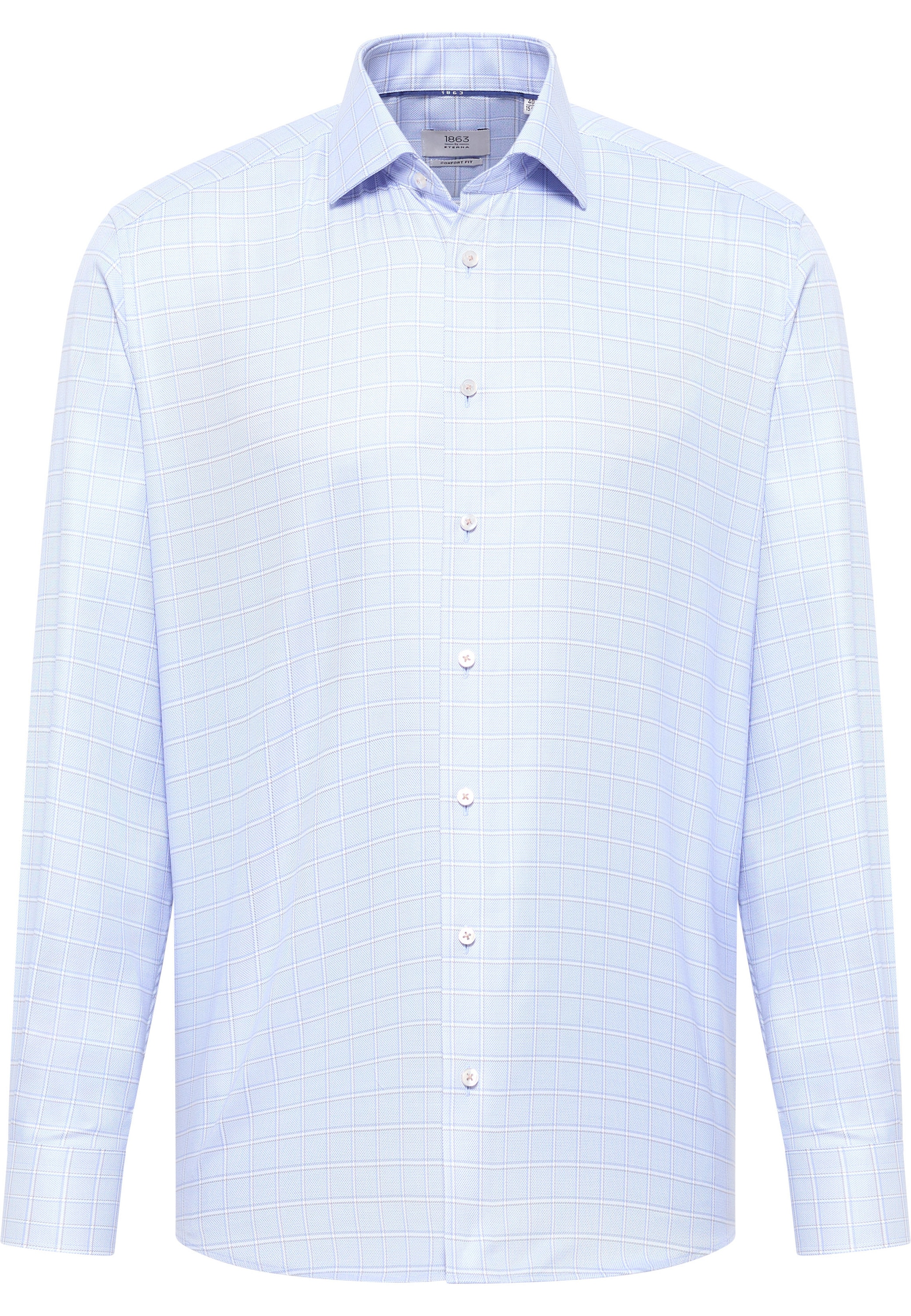 Eterna Langarmhemd »COMFORT FIT«, NON IRON (bügelfrei)