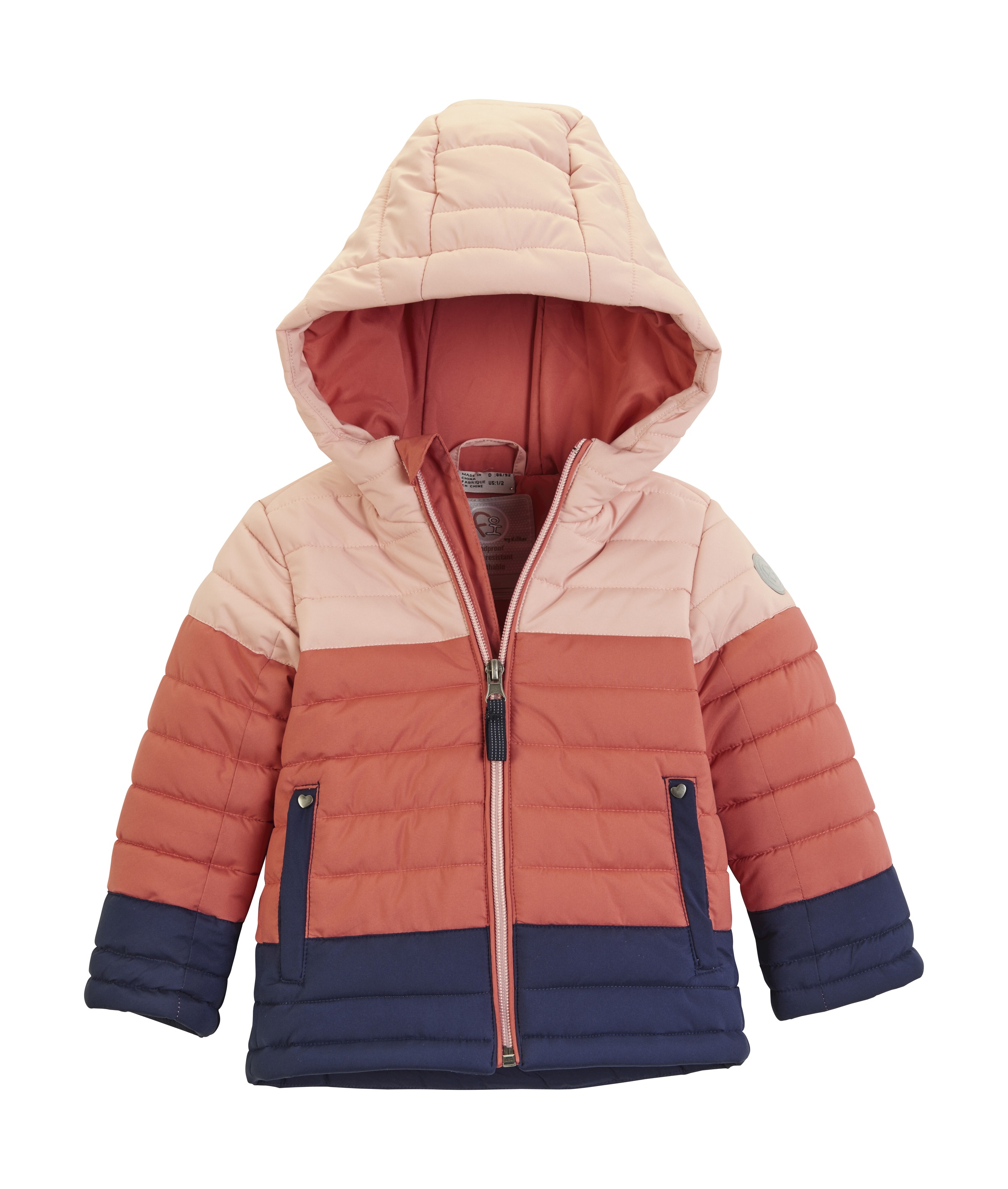 first instinct by killtec Steppjacke »FIOW 29 MNS QLTD JCKT« Gefütterte Winterjacke mit Kapuze, Colourblock, 10.000 mm Wassersäule