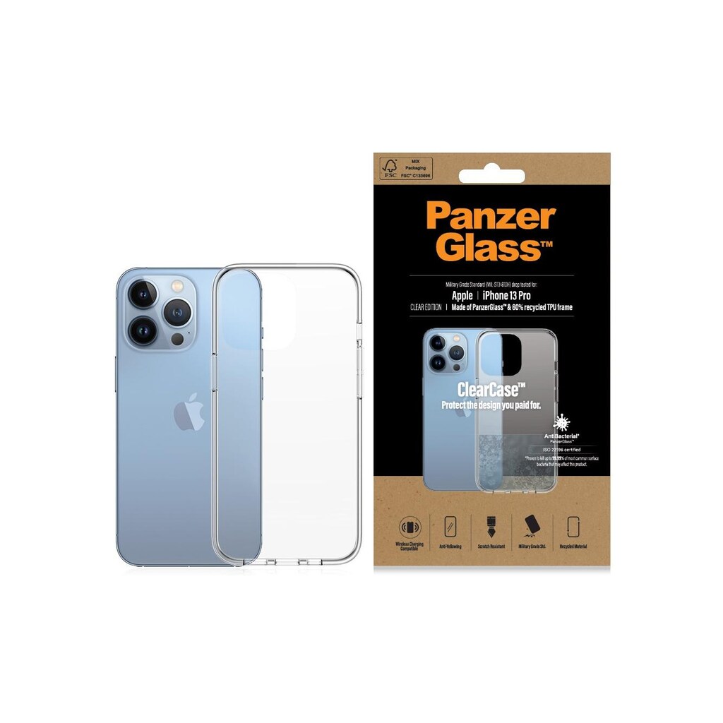 PanzerGlass Displayschutzglas »Back Cover ClearCase«, für iPhone 13 Pro