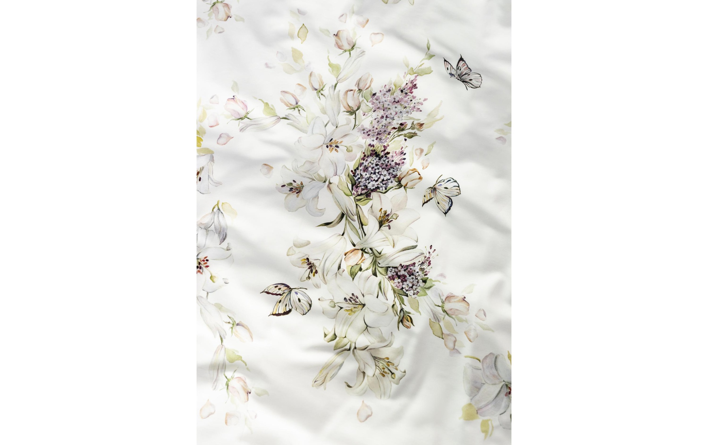 Divina Kissenbezug »Mako Satin Blossom«, (1 St.)