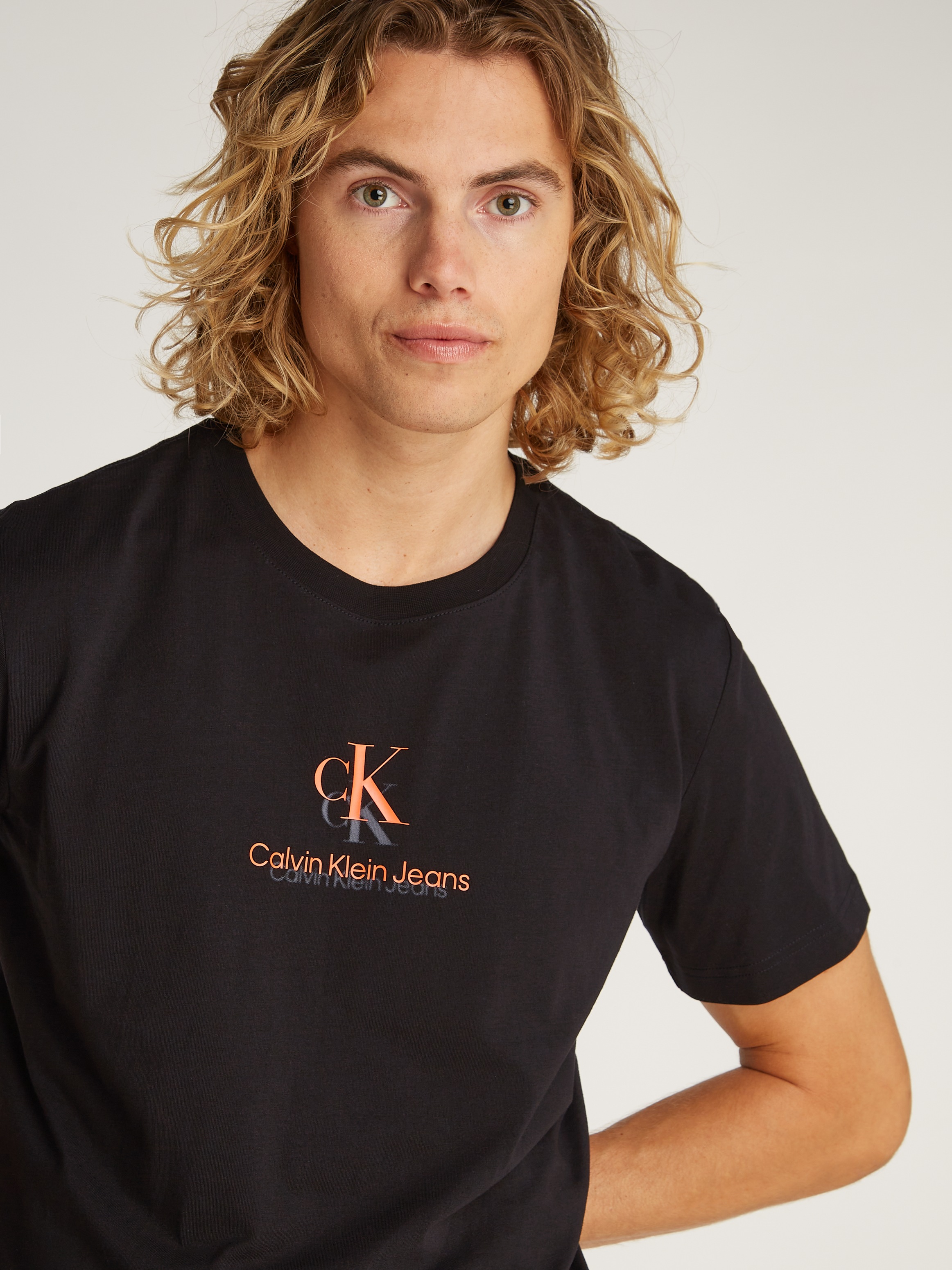 Calvin Klein Jeans T-Shirt »SHADOW LOGO TEE«, mit Logodruck