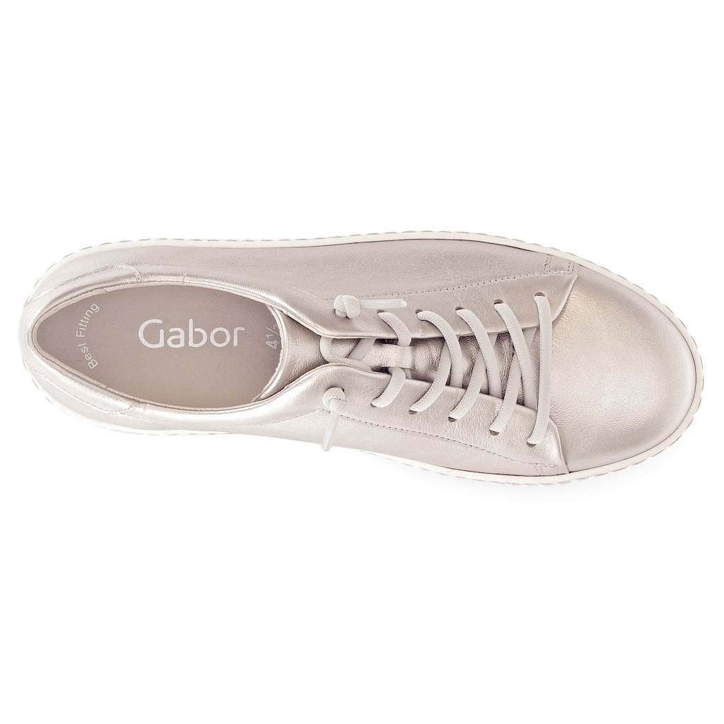 Gabor Slip-On Sneaker, Plateausneaker mit Best Fitting-Ausstattung für gute Passform