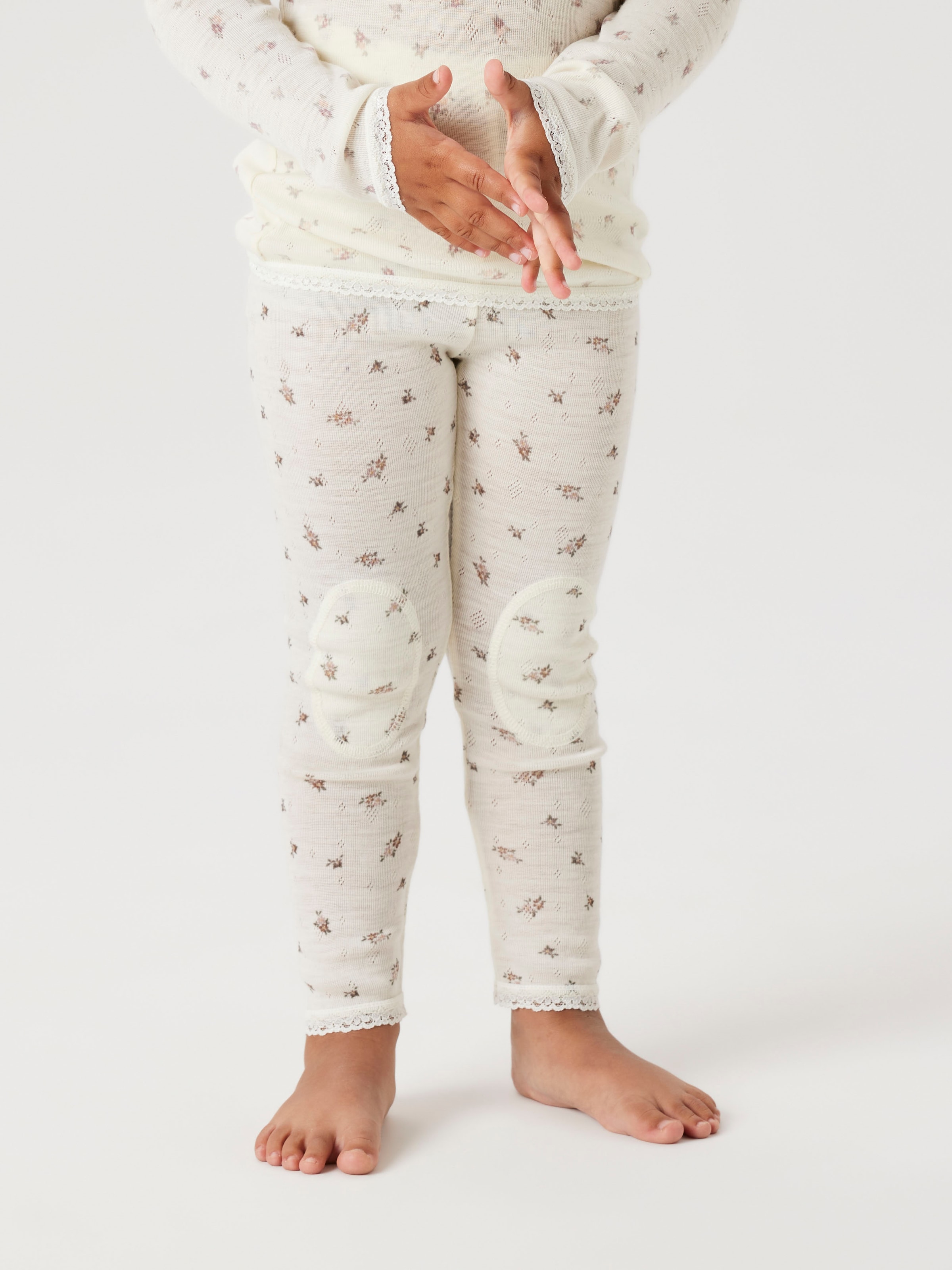 Name It Leggings »NMFWANG WOOL NEEDLE LEGGING NOOS« aus reiner Merinowolle