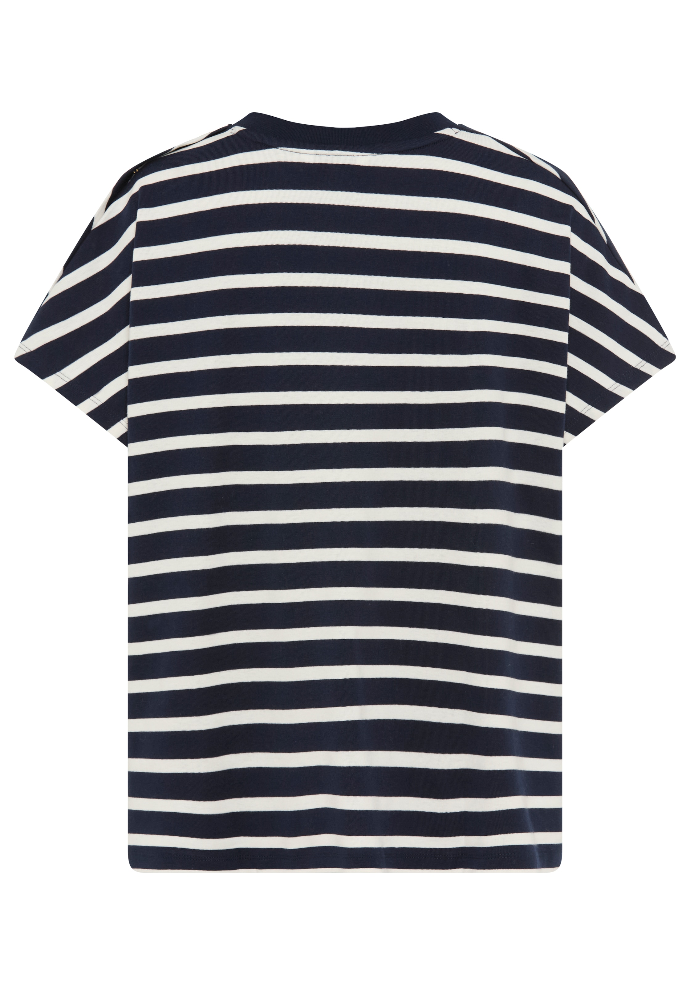 Tommy Hilfiger Curve Kurzarmshirt »CRV GOLD BUTTON SS TEE«, in grossen Grössen