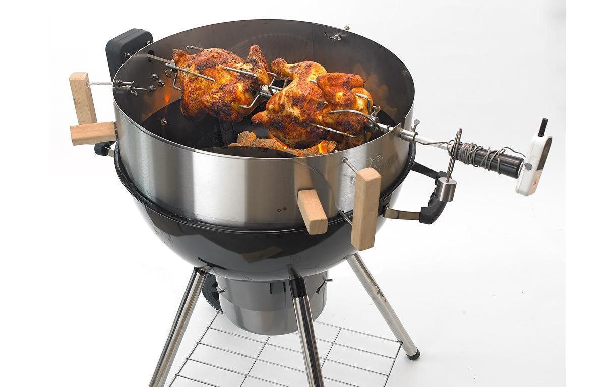 Grillplattenaufsatz »Grillaufsatz Komplettpaket XL, Ø 57 cm«, Edelstahl