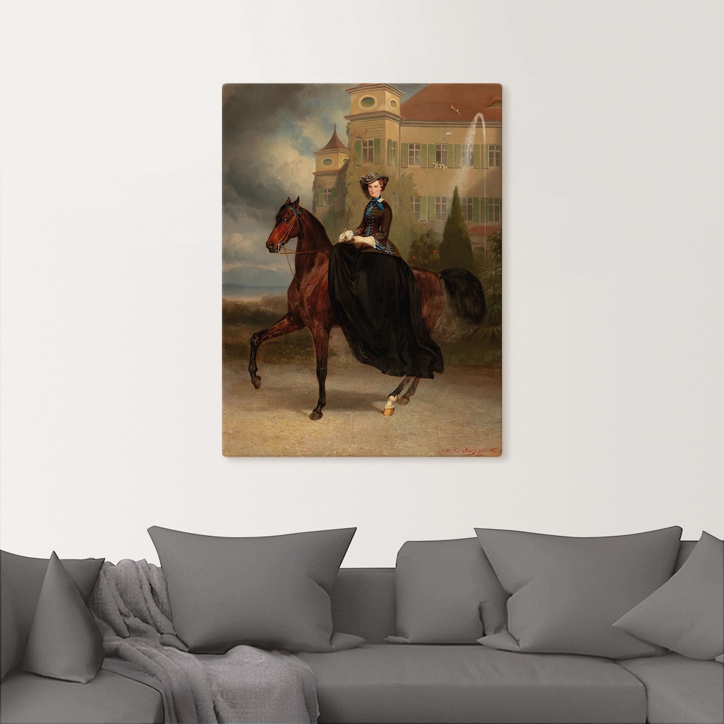 Artland Wandbild »Kaiserin Elisabeth von Österreich«, Historische Persönlichkeiten, (1 St.), als Leinwandbild, Poster in verschied. Grössen