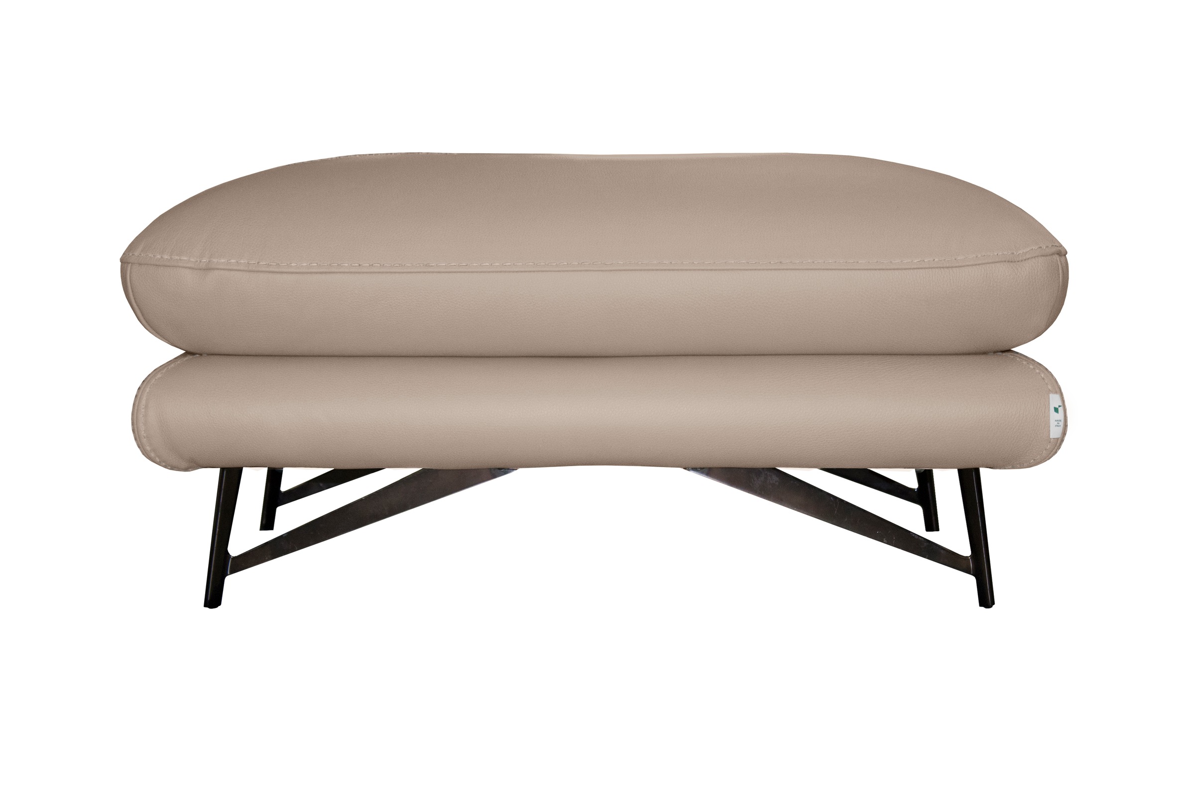 CALIA ITALIA Hocker »Cezanne, italienisches Design trifft erstklassigen Sitzkomfort, Leder«, Designhocker in besonders langlebigen & pflegeleichten Lederarten