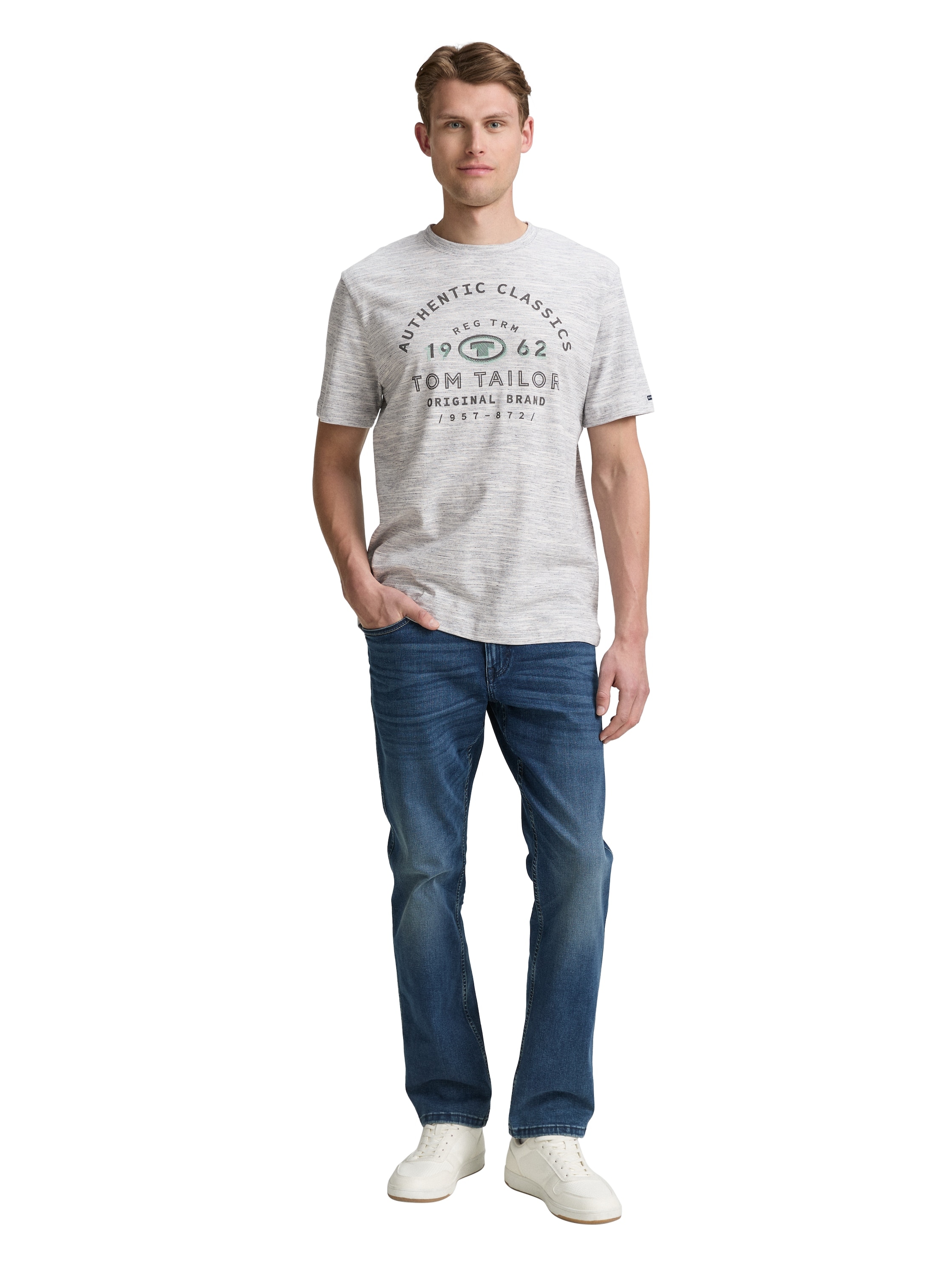 TOM TAILOR T-Shirt, mit Logo Print
