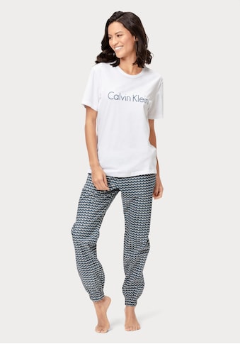 Calvin Klein Relaxhose, mit Muster und seitlichen Eingrifftaschen kaufen