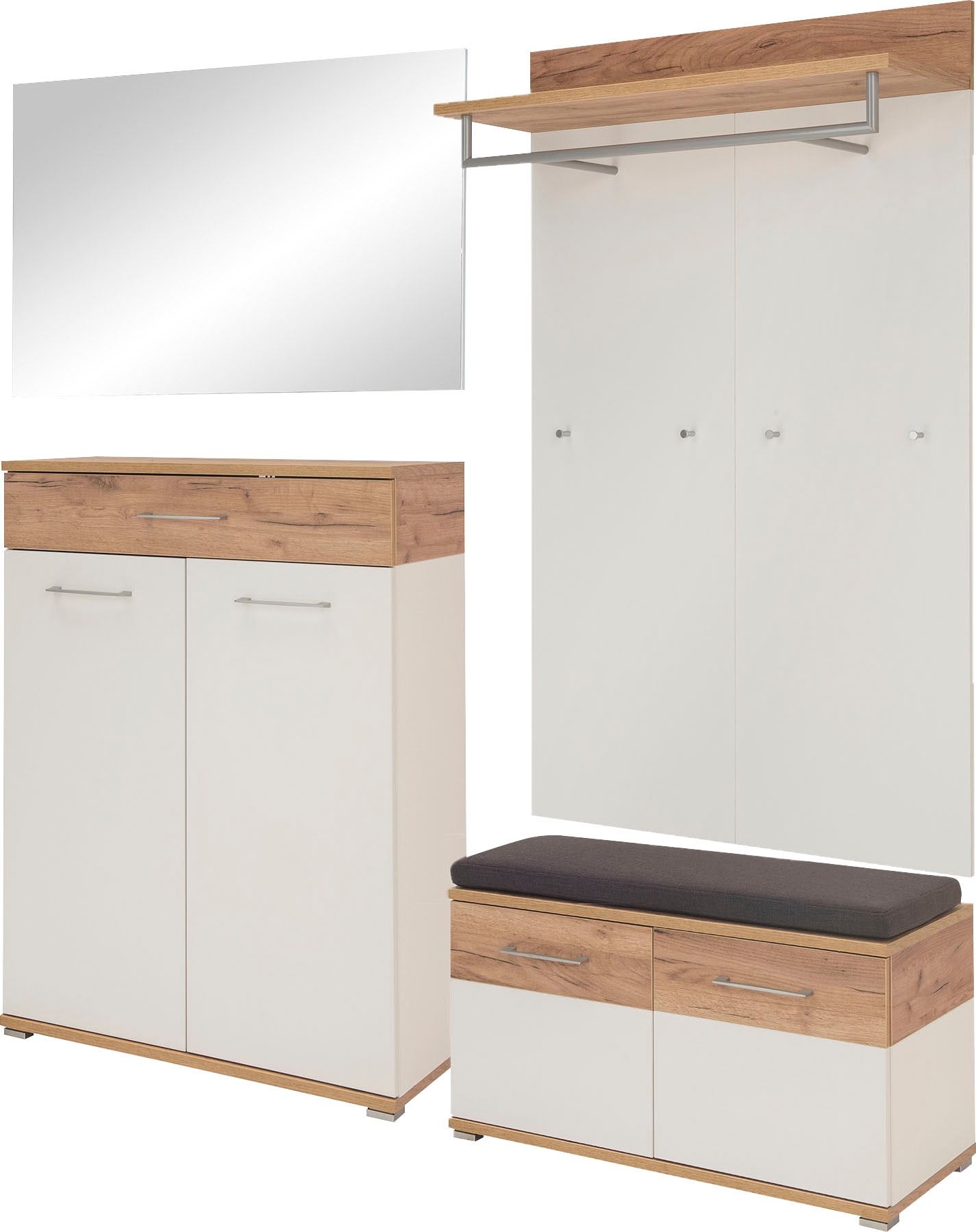 GERMANIA Garderoben-Set »GW-Topix«, (Set, 5 St.), Türen mit Soft-Close-Funktion