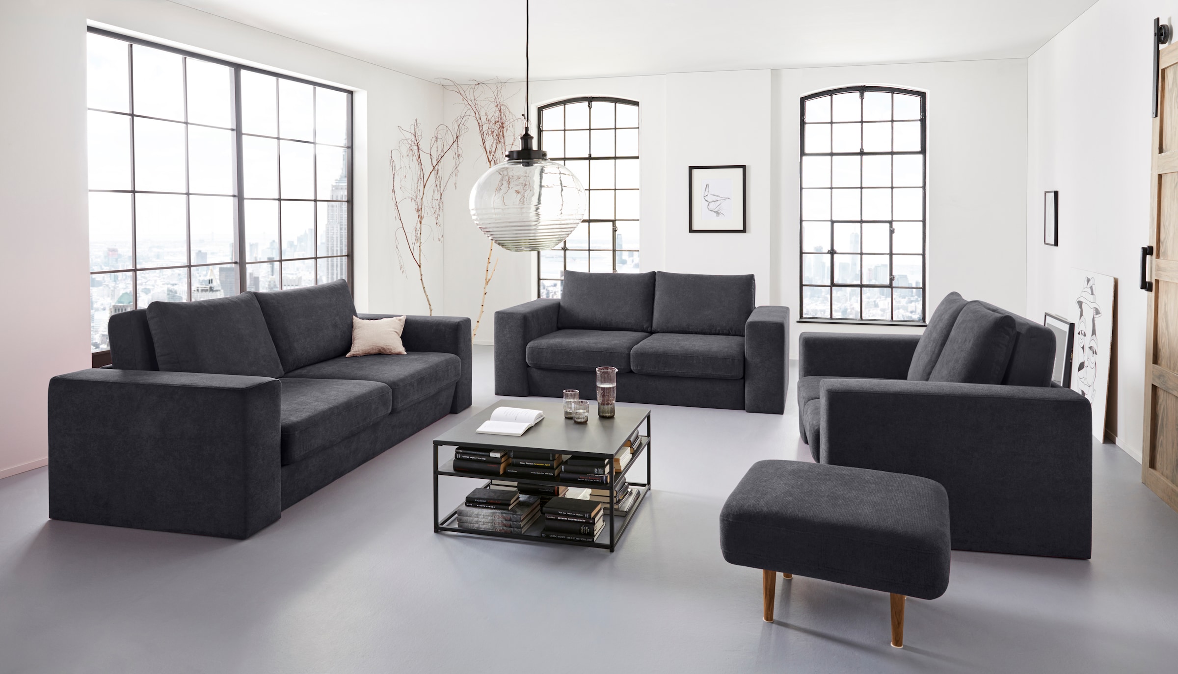 ❤ LOOKS by Wolfgang im Hockern Sofa Shop 2-Sitzer Sofa Joop mit aus 2 wird Jelmoli-Online Verwandlungssofa: kaufen »Looksv«