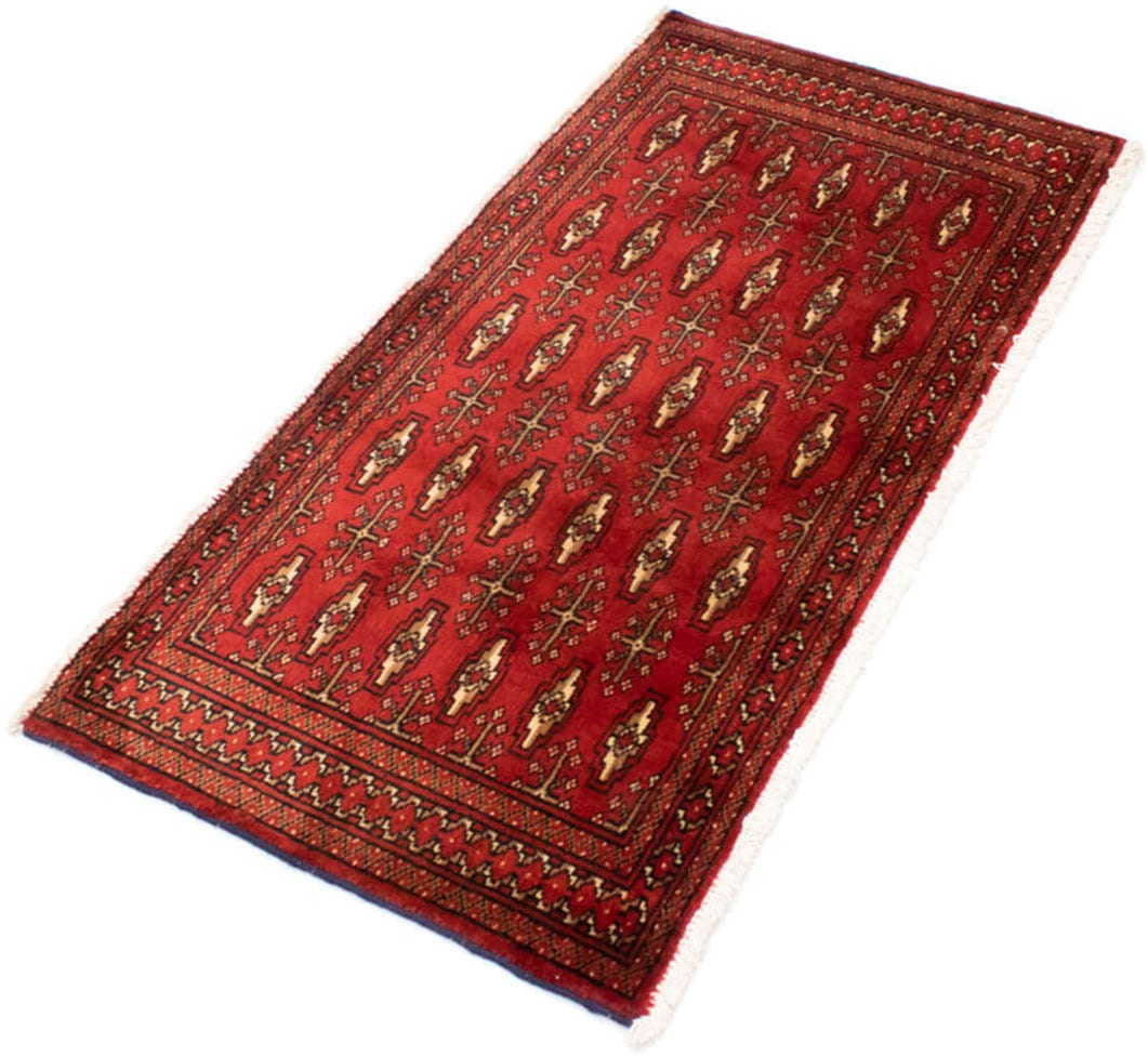 morgenland Wollteppich »Turkaman Teppich handgeknüpft rot«, rechteckig  online kaufen