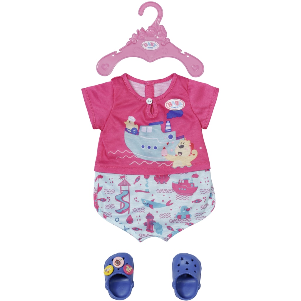 Baby Born Puppenkleidung »Bath Pyjamas & Clogs«