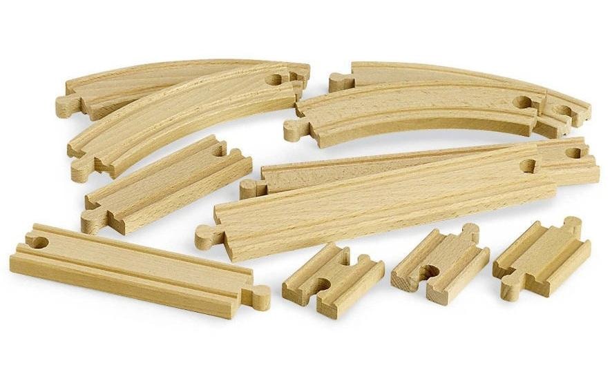 BRIO® Gleis-Ergänzungs-Set »Brio WORLD Kleines Schienensortiment«, (Set), aus Holz