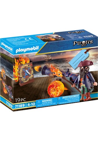 Playmobil® Konstruktions-Spielset »Pirat mit Kanone (71189), Pirates«, (19 St.), Made... kaufen