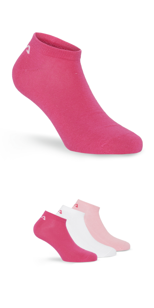Fila Sneakersocken, (3er Pack), mit eingestricktem Logo an der Ferse