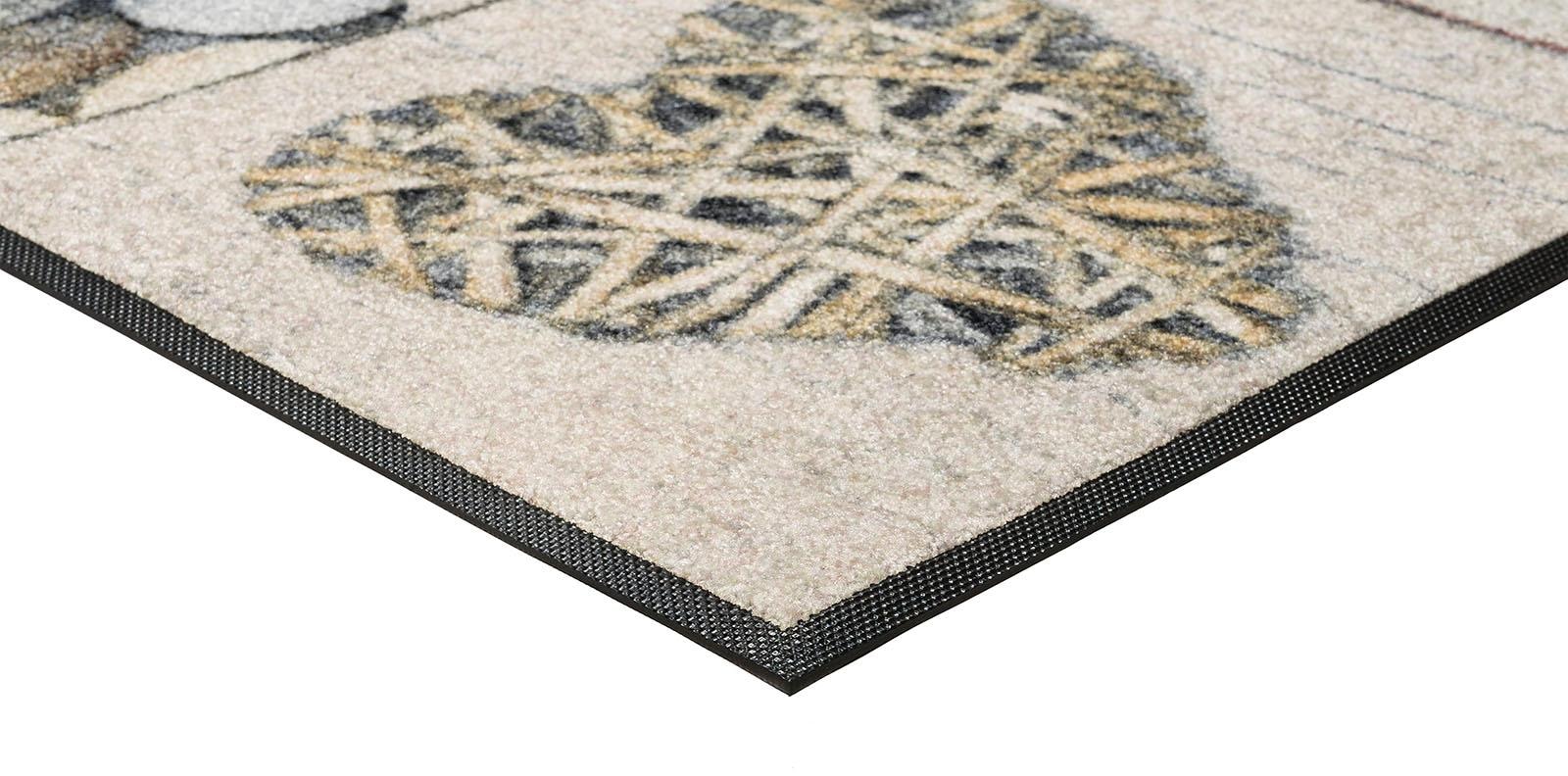 wash+dry Teppich waschbar Fußmatte Bodenmatte Läufer Montos 75 cm x 190 cm