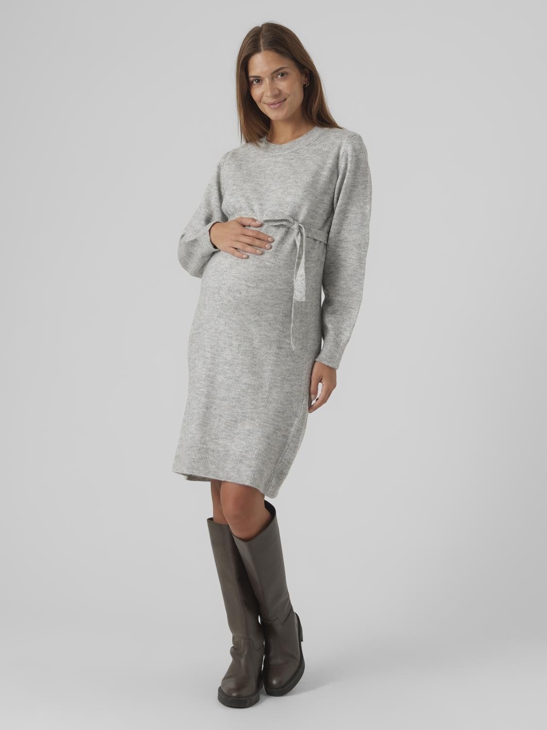 Mamalicious Umstandskleid »MLNEWANNE L/S ABK KNIT DRESS A. NOOS«