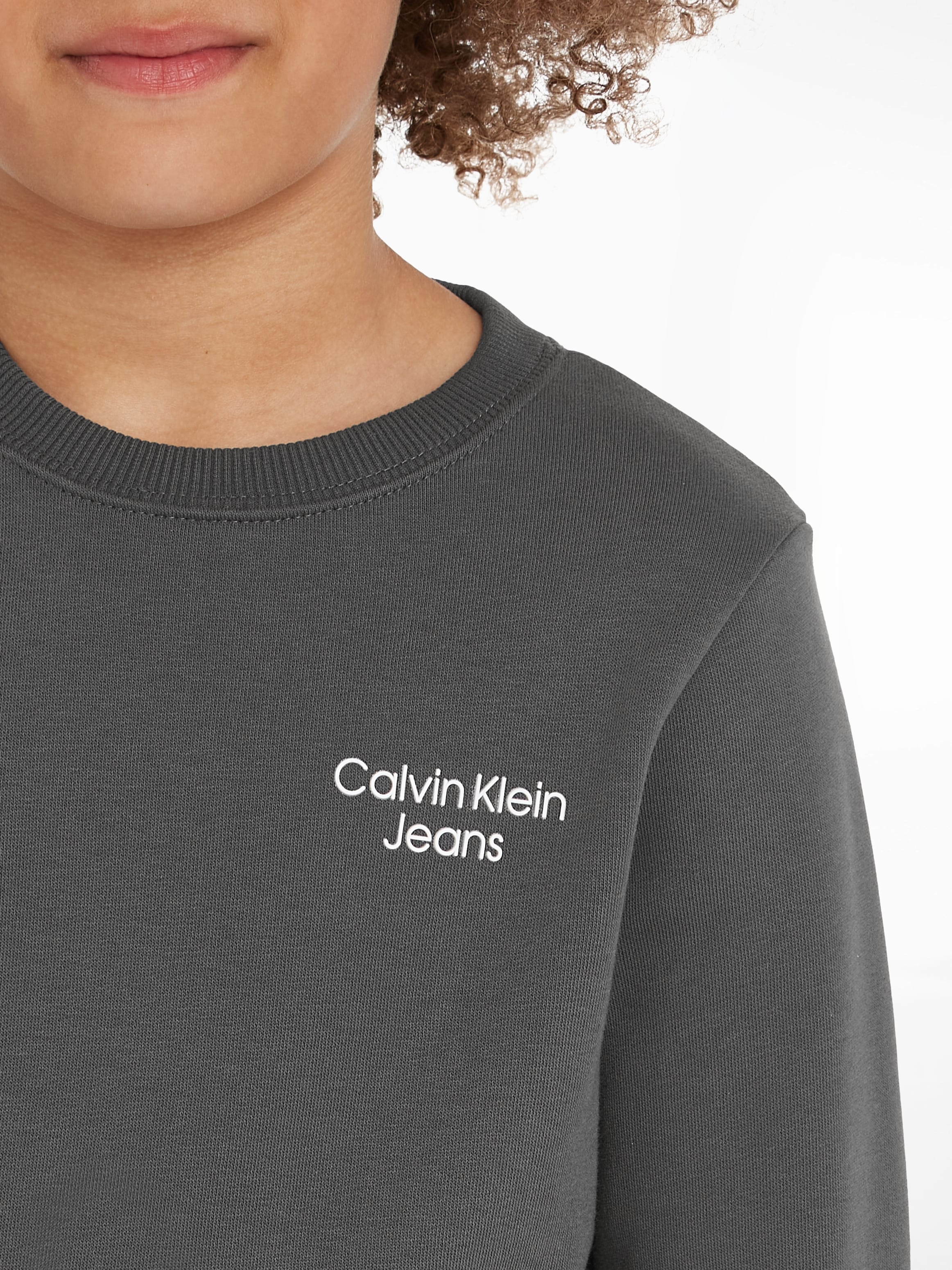 ✵ Calvin Klein Jeans Sweatshirt »CKJ STACK LOGO SWEATSHIRT«, mit Logodruck  online bestellen | Jelmoli-Versand