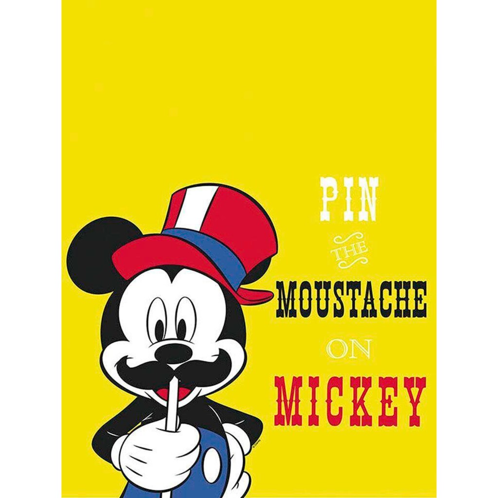 Komar Poster »Mickey Mouse Moustache«, Disney, (1 St.)