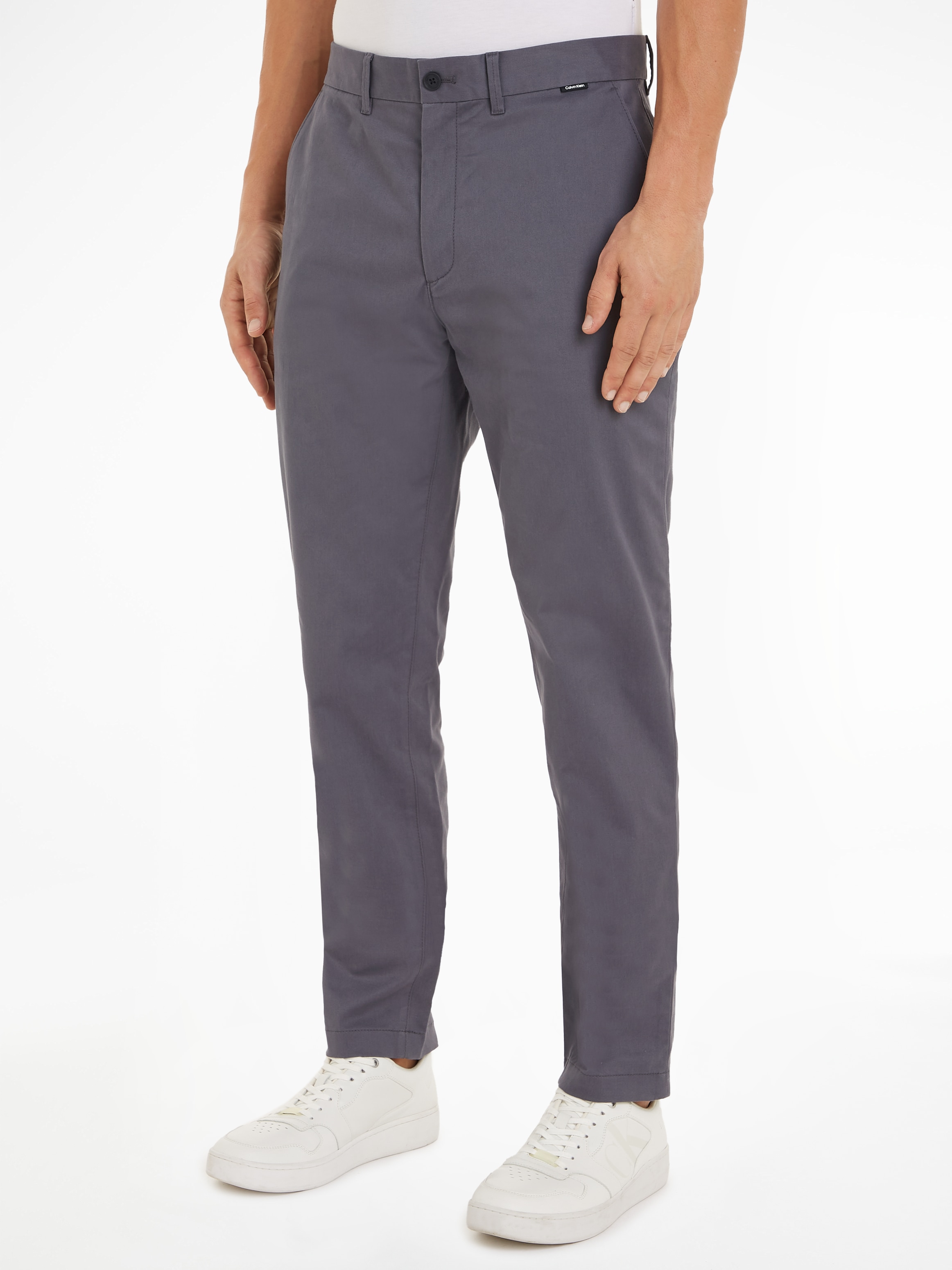 Calvin Klein Chinohose »MODERN TWILL SLIM CHINO«, mit Logoprägung