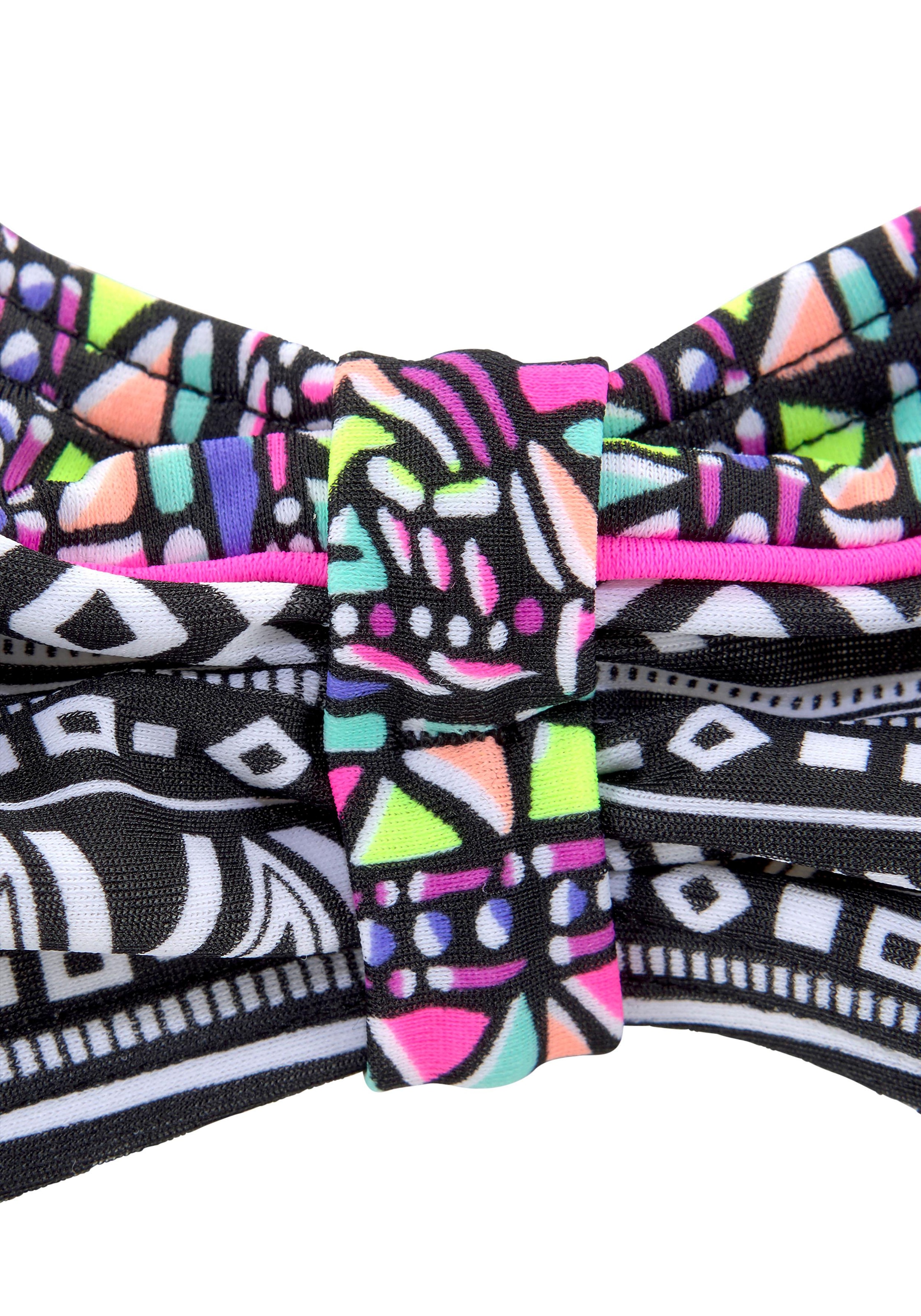 ✵ Buffalo Bandeau-Bikini, bestellen Kontrastdetails mit online und Ethnodruck Jelmoli-Versand 