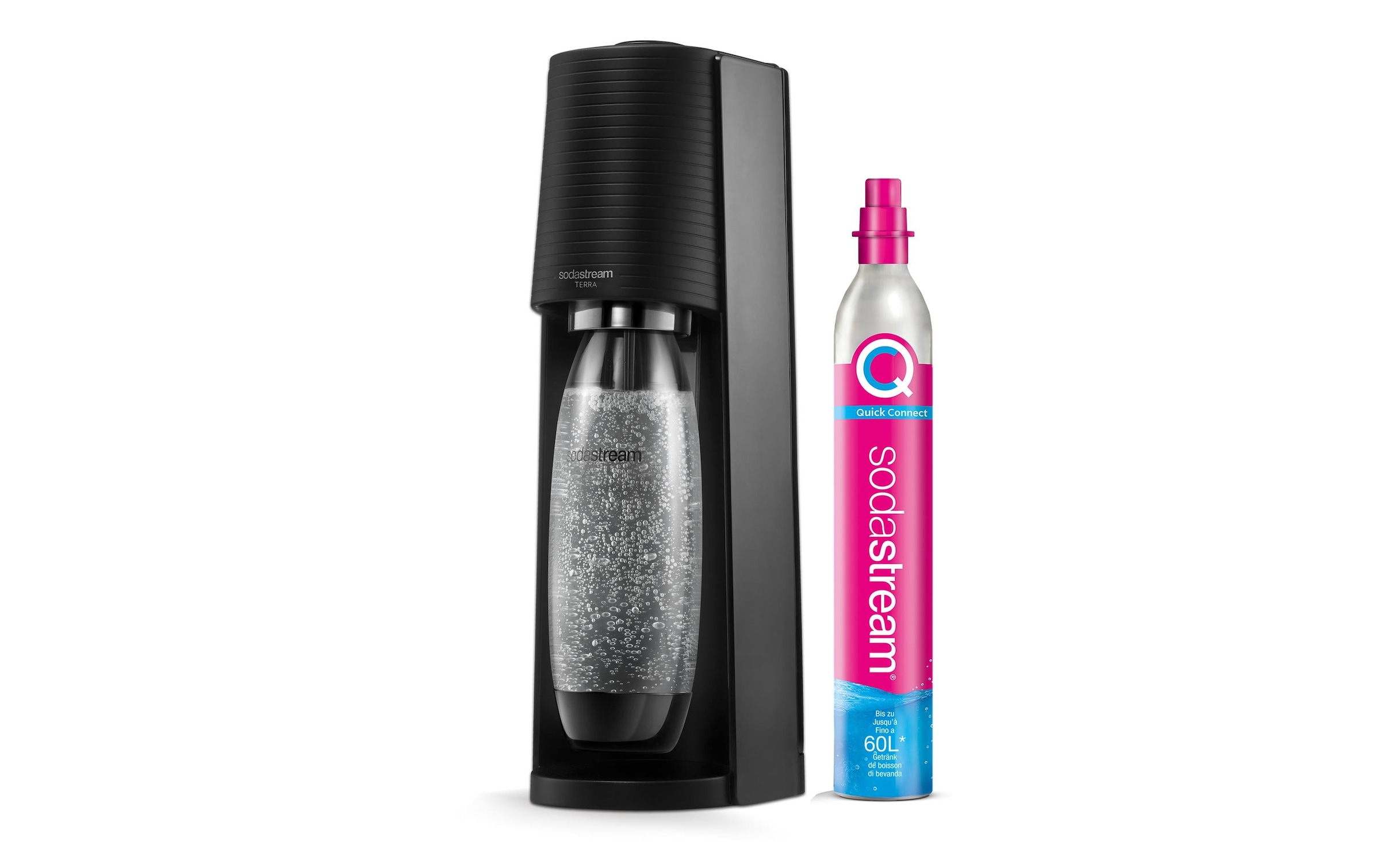 SodaStream Wassersprudler »Terra Schwarz, Mega Pack«