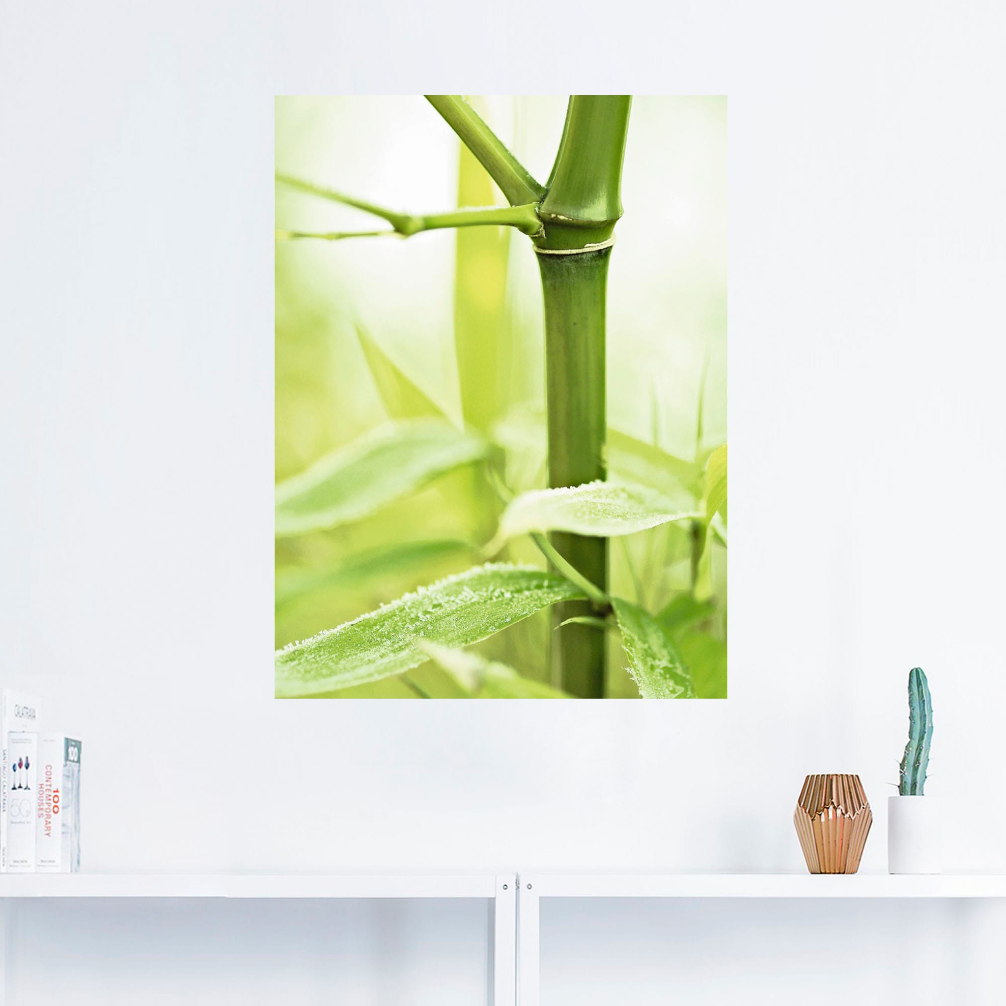 (1 | Poster Gräser, Leinwandbild, »Bambus St.), Grössen in oder Wandaufkleber Artland Jelmoli-Versand als Zweig«, bestellen Wandbild online versch.