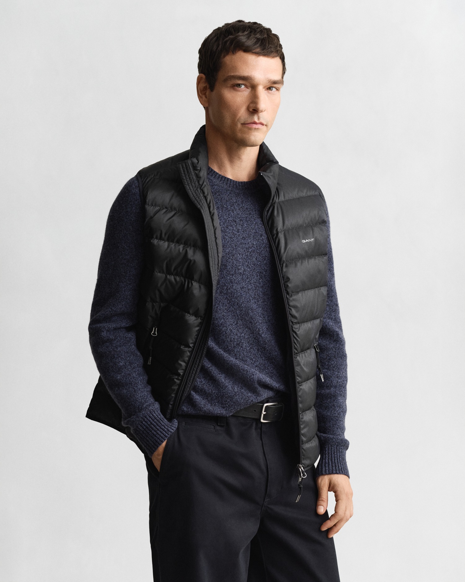 Gant Steppweste "LIGHT DOWN VEST" Stehkragen, leicht, 2-Wege Reissverschluss